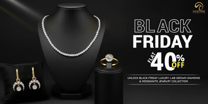 Lab-grown diamond and moissanite jewelry offers