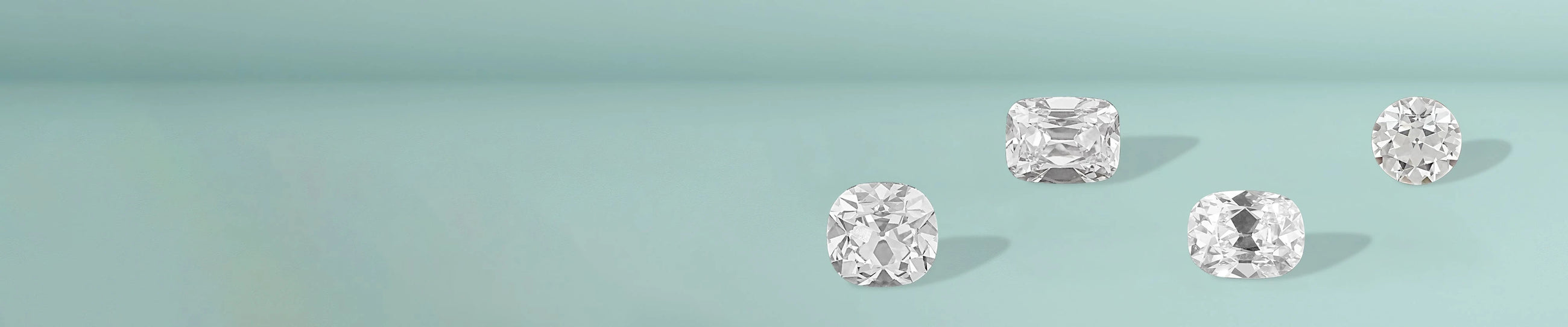 Vintage old cut diamond ring and bracelet shown in elegant flat lay