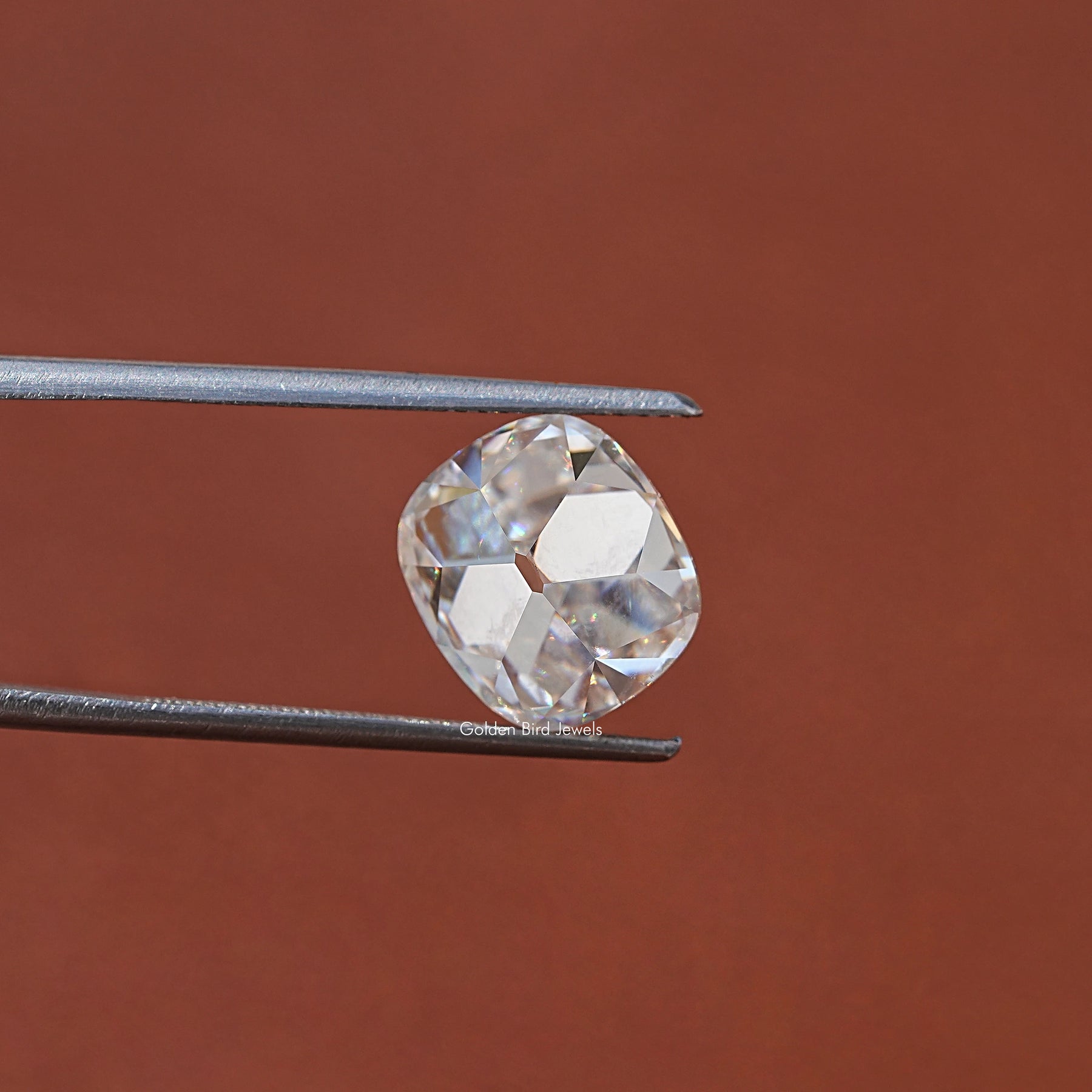View Of Cushion Cut Loose Moissanite