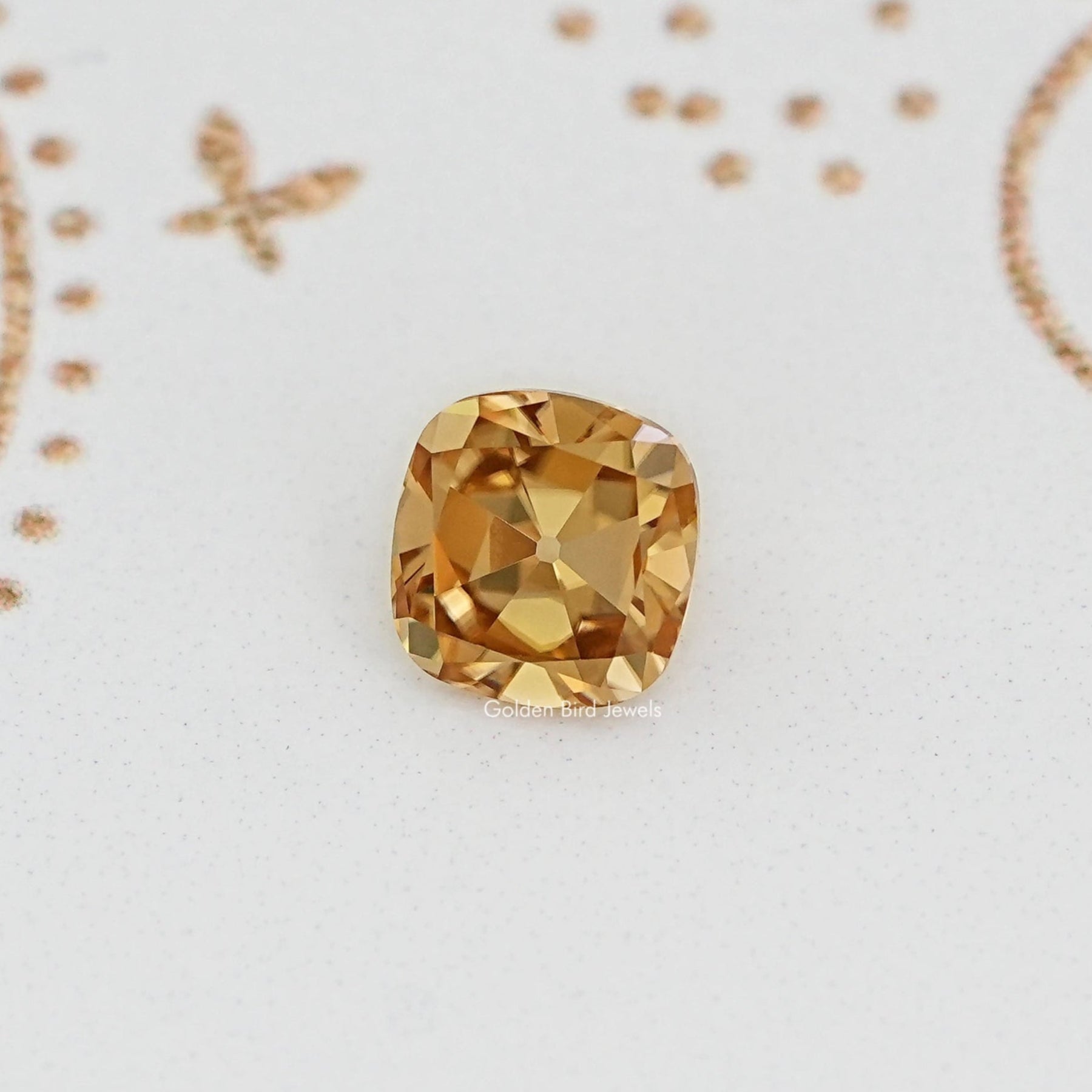 Champagne Old Mine Cushion Loose Moissanite