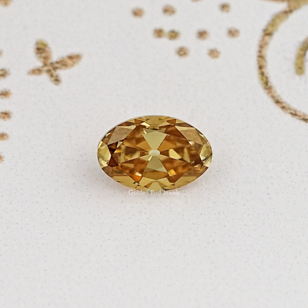 View Of Old Mine Oval Cut Loose Moissanite Stone
