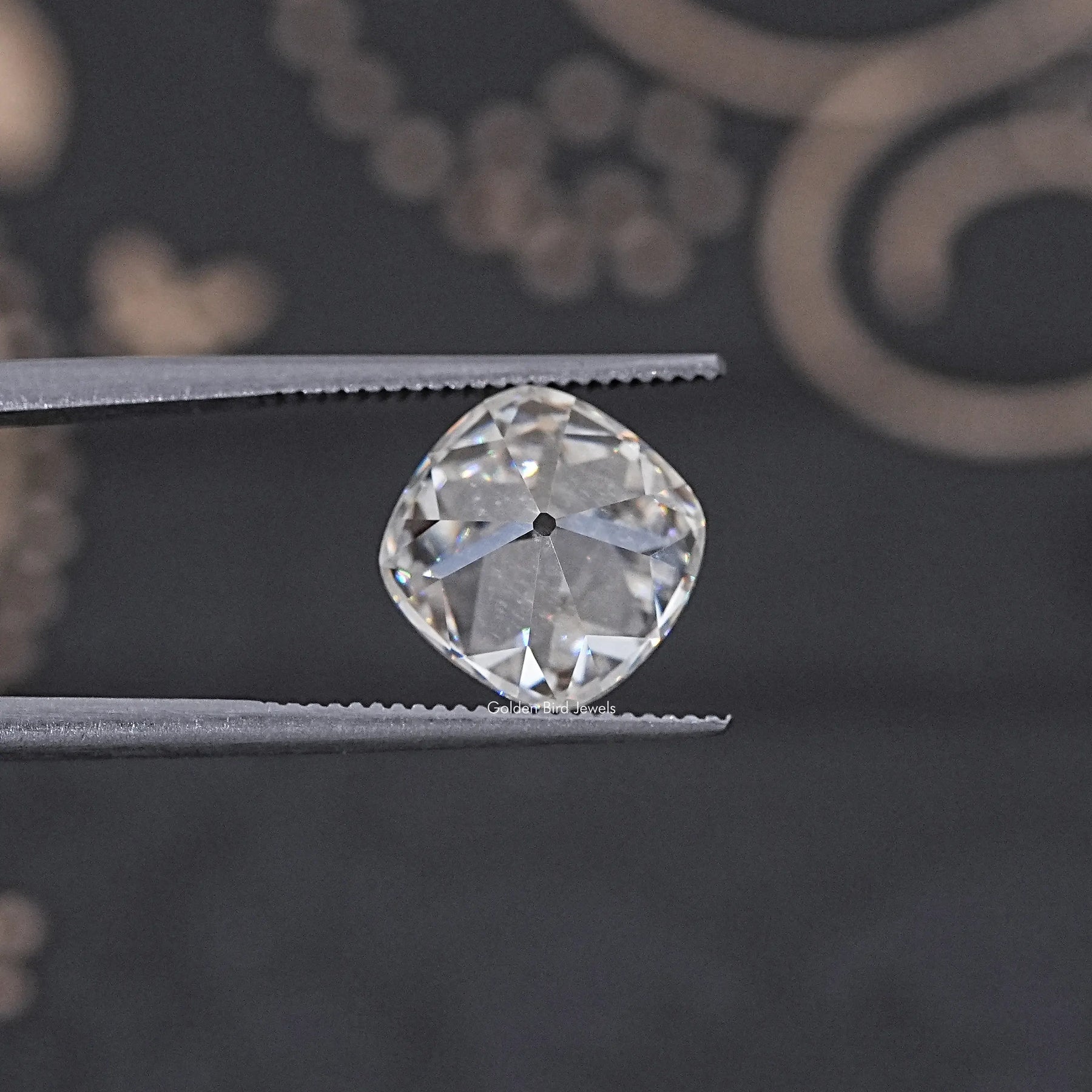 Colorless Old Cut Cushion Loose Stone