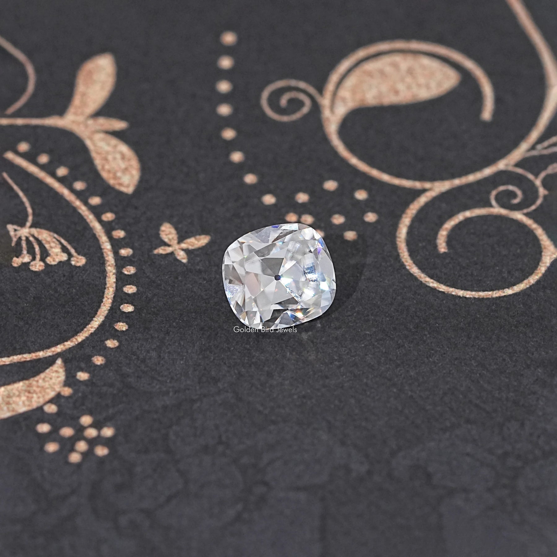 Colorless Old Mine Cut Cushion Loose Moissanite