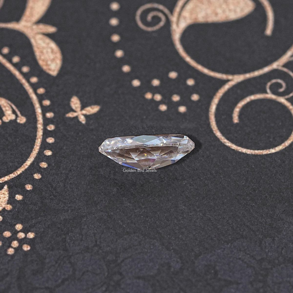 Near Colorless Old Mine Moval Loose Moissanite Stone