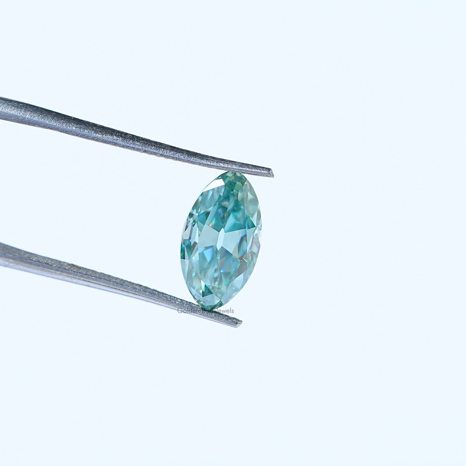 View Of Moval Cut Loose Moissanite