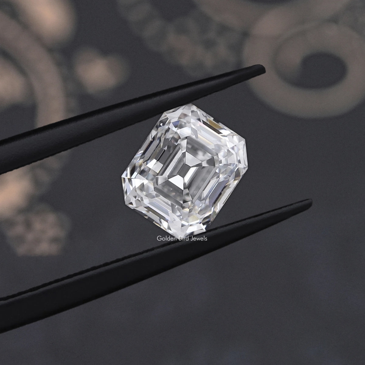 Old Cut Emerald Lab Grown Diamond