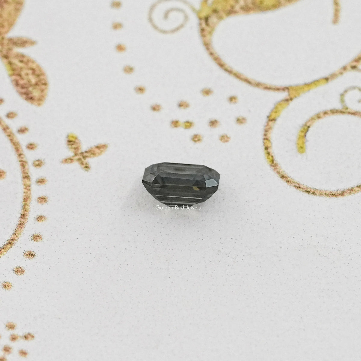 Gray Emerald Loose Moissanite