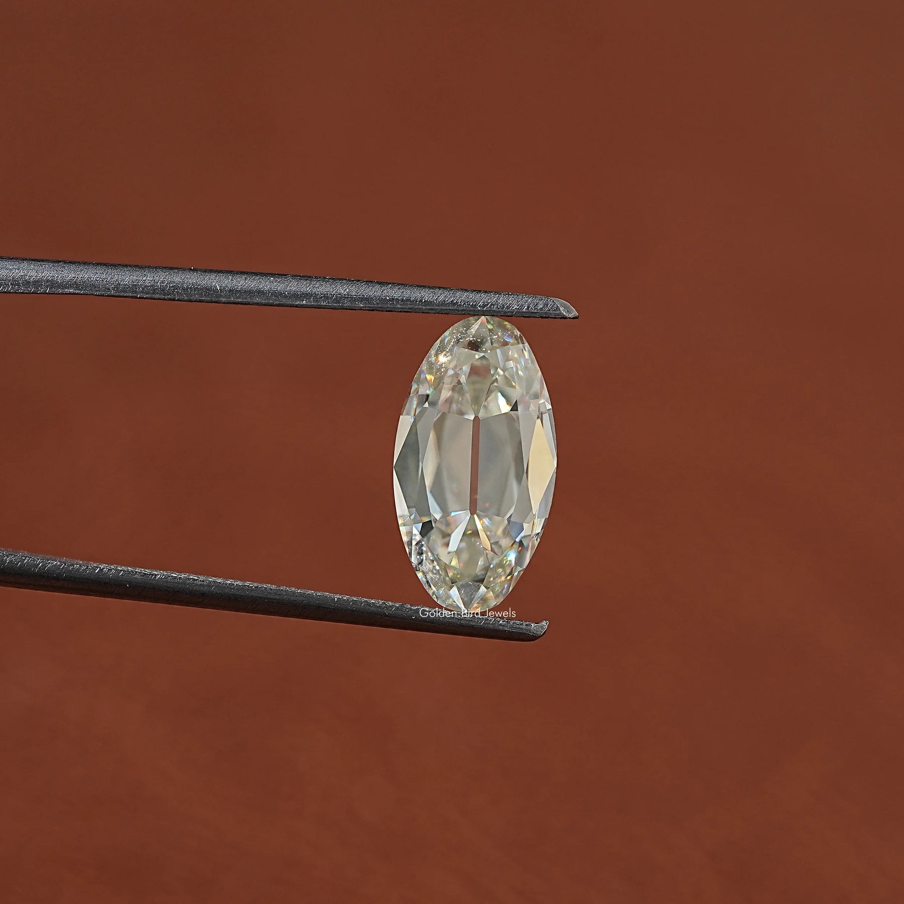 Old Mine Moval Cut Loose Moissanite