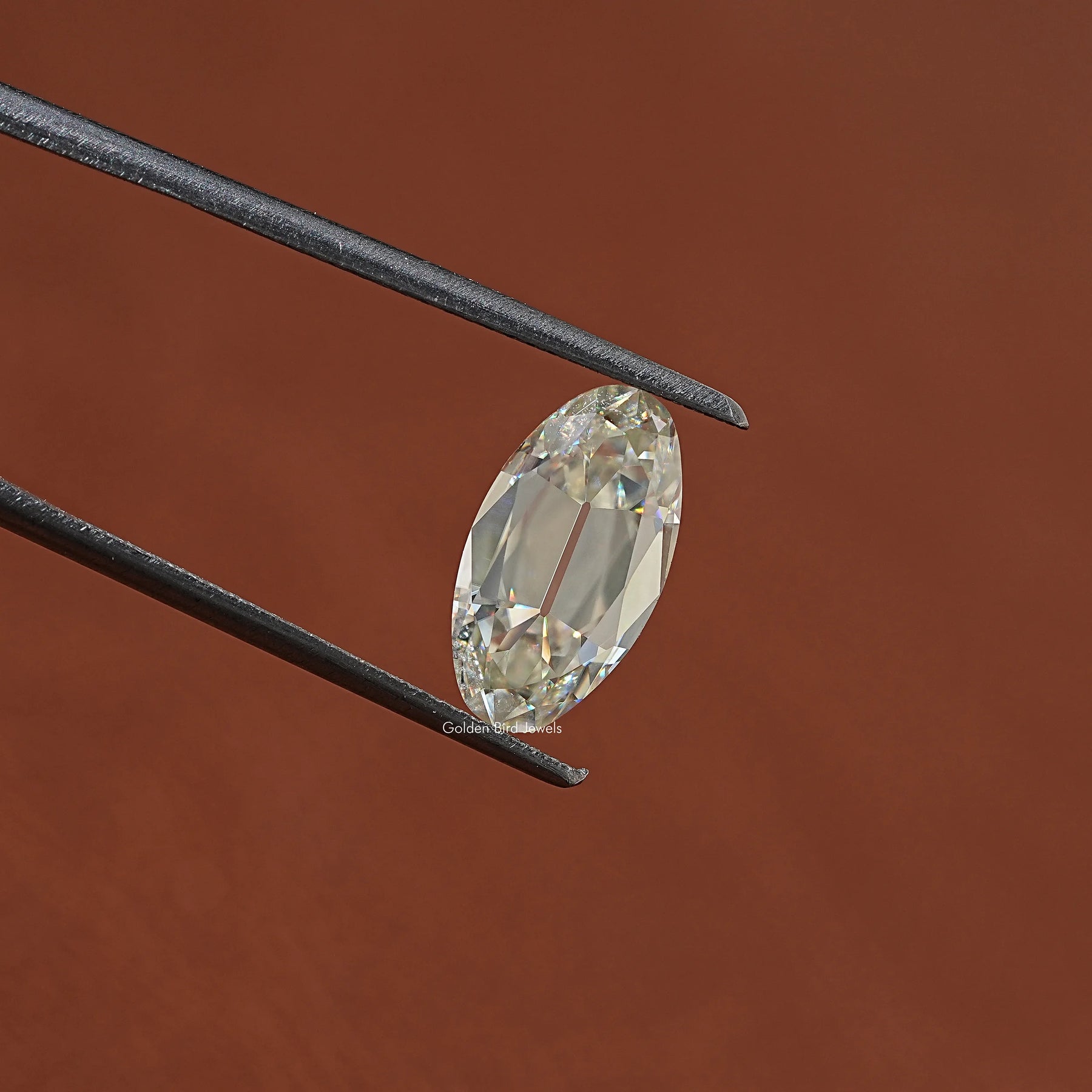 Old Mine Moval Cut Loose Moissanite