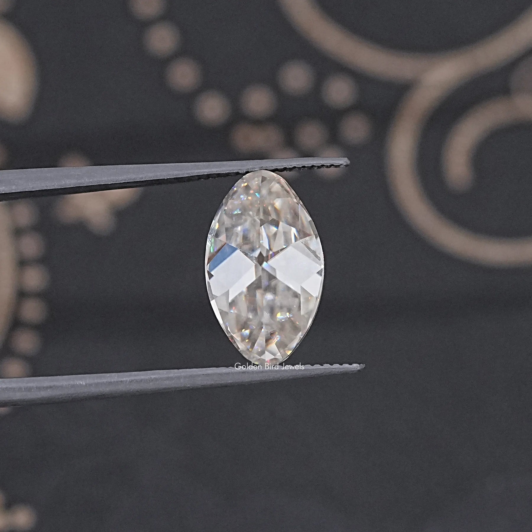 Near Colorless Old Mine Moval Loose Moissanite