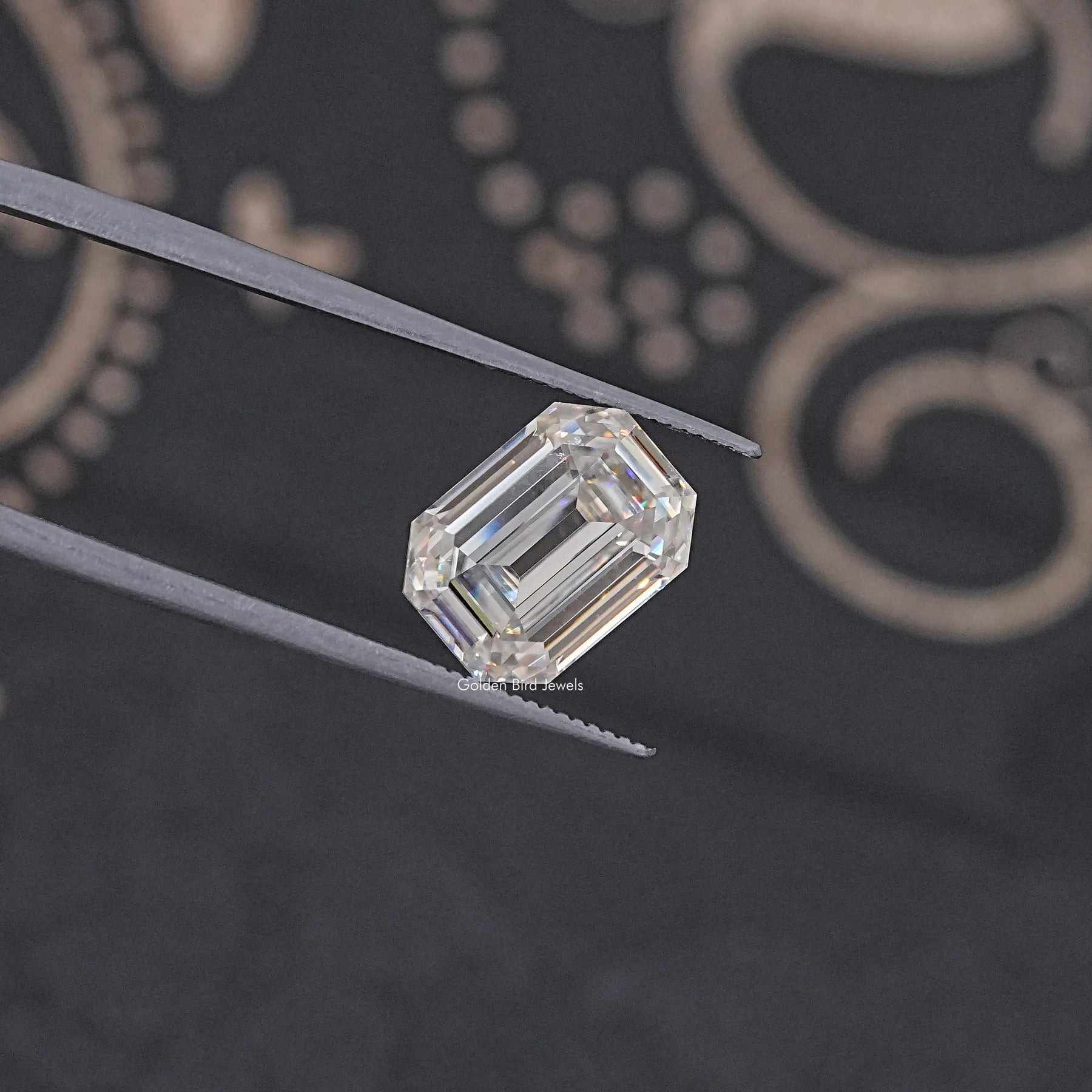 Old Mine Emerald Loose Moissanite Stone