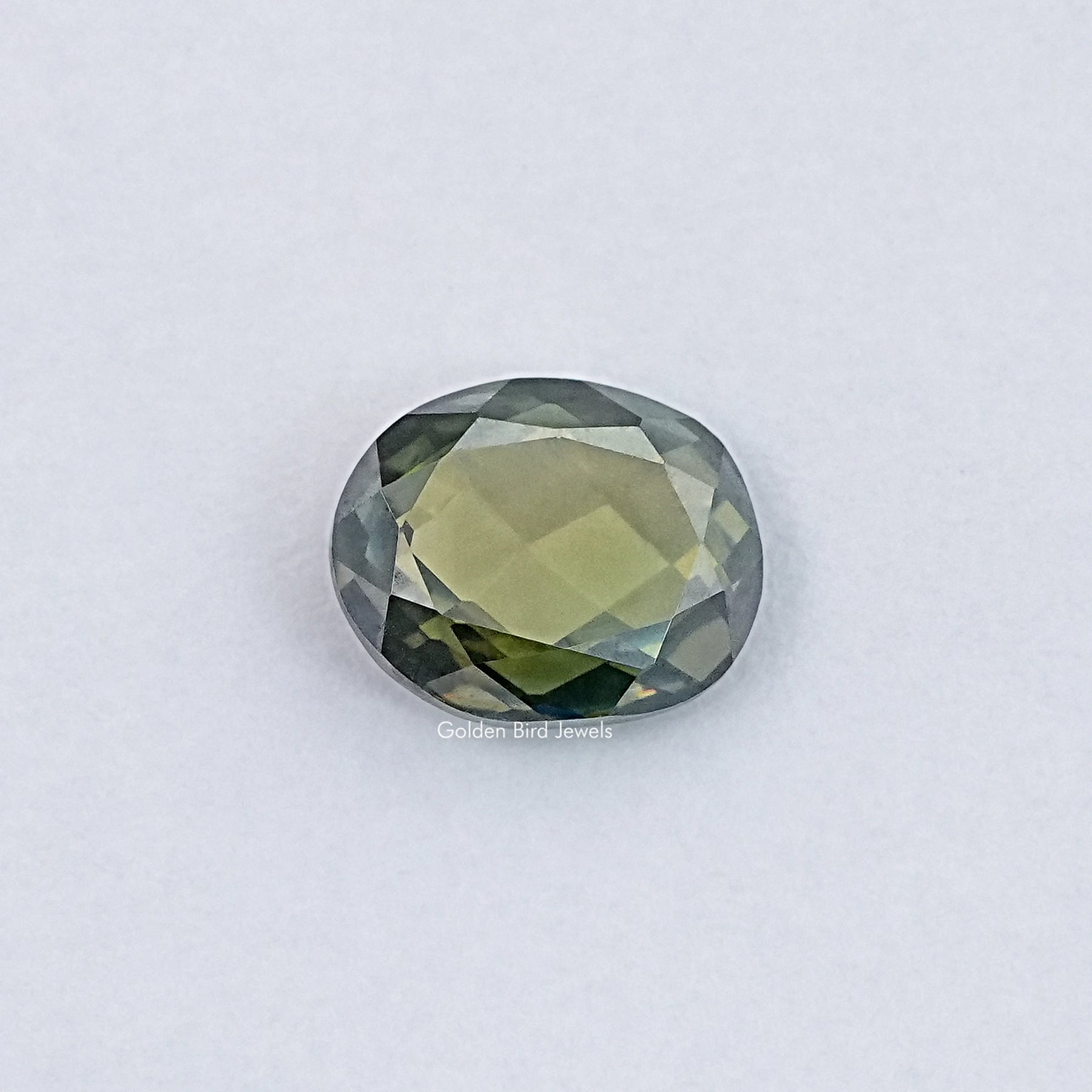 Rose Cut Oval Moissanite Loose Stone