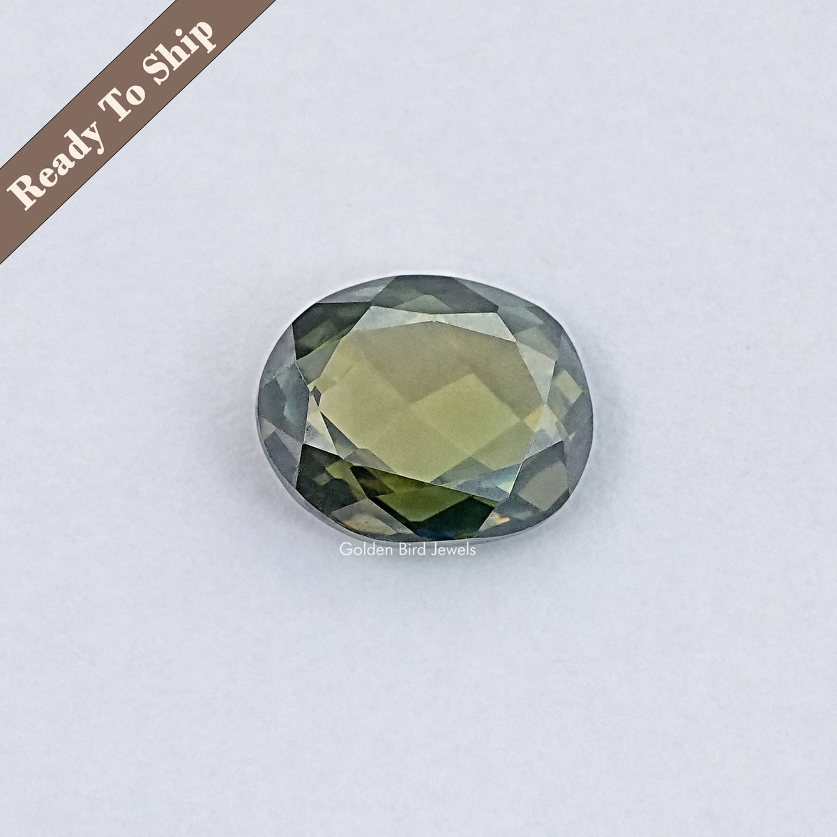 Rose Cut Oval Moissanite Loose Stone