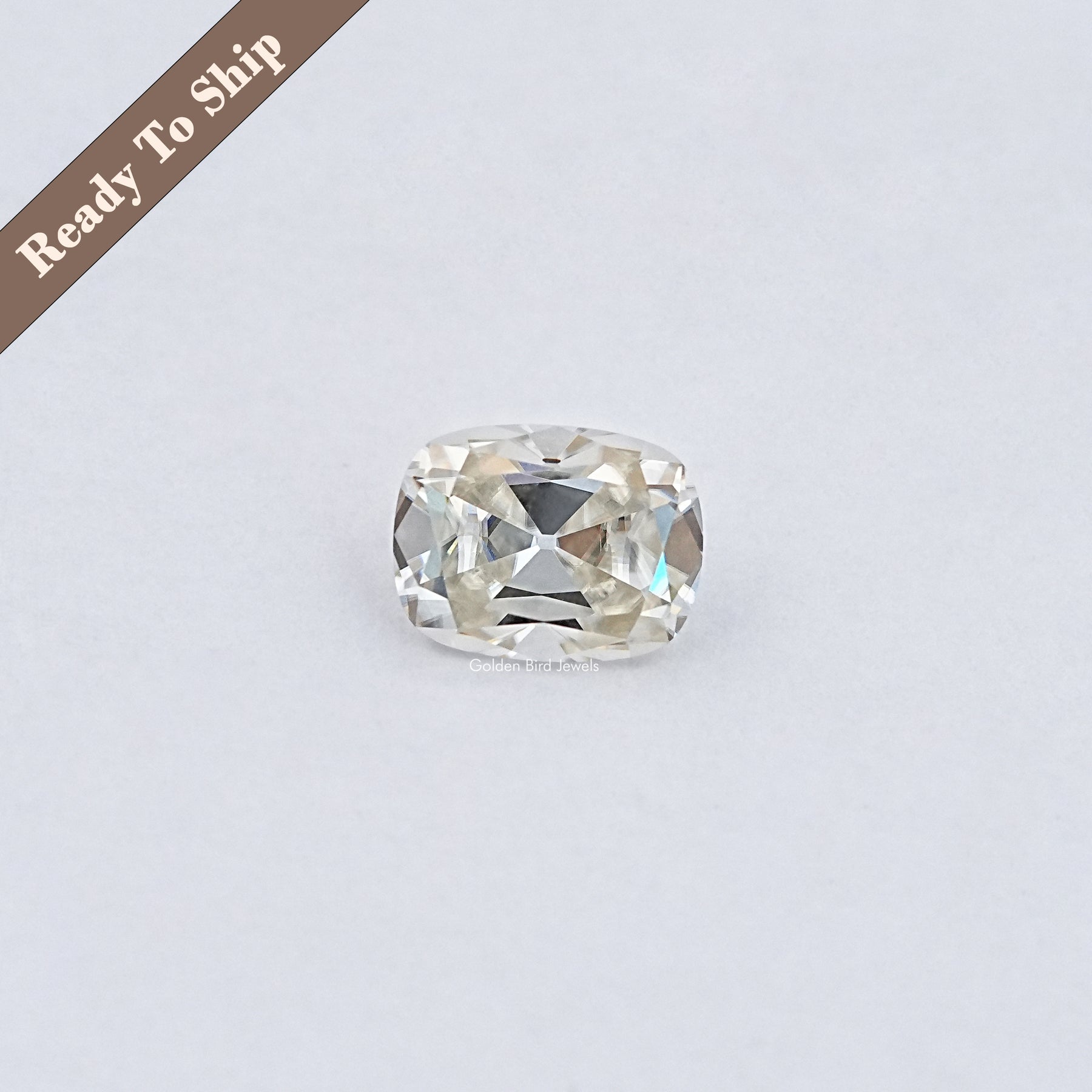 Moissanite Old Mine Cushion Cut Loose Stone