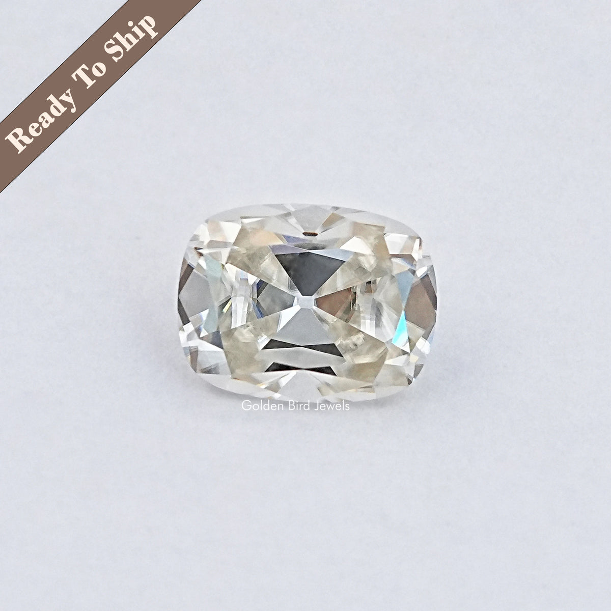 Moissanite Old Mine Cushion Cut Loose Stone