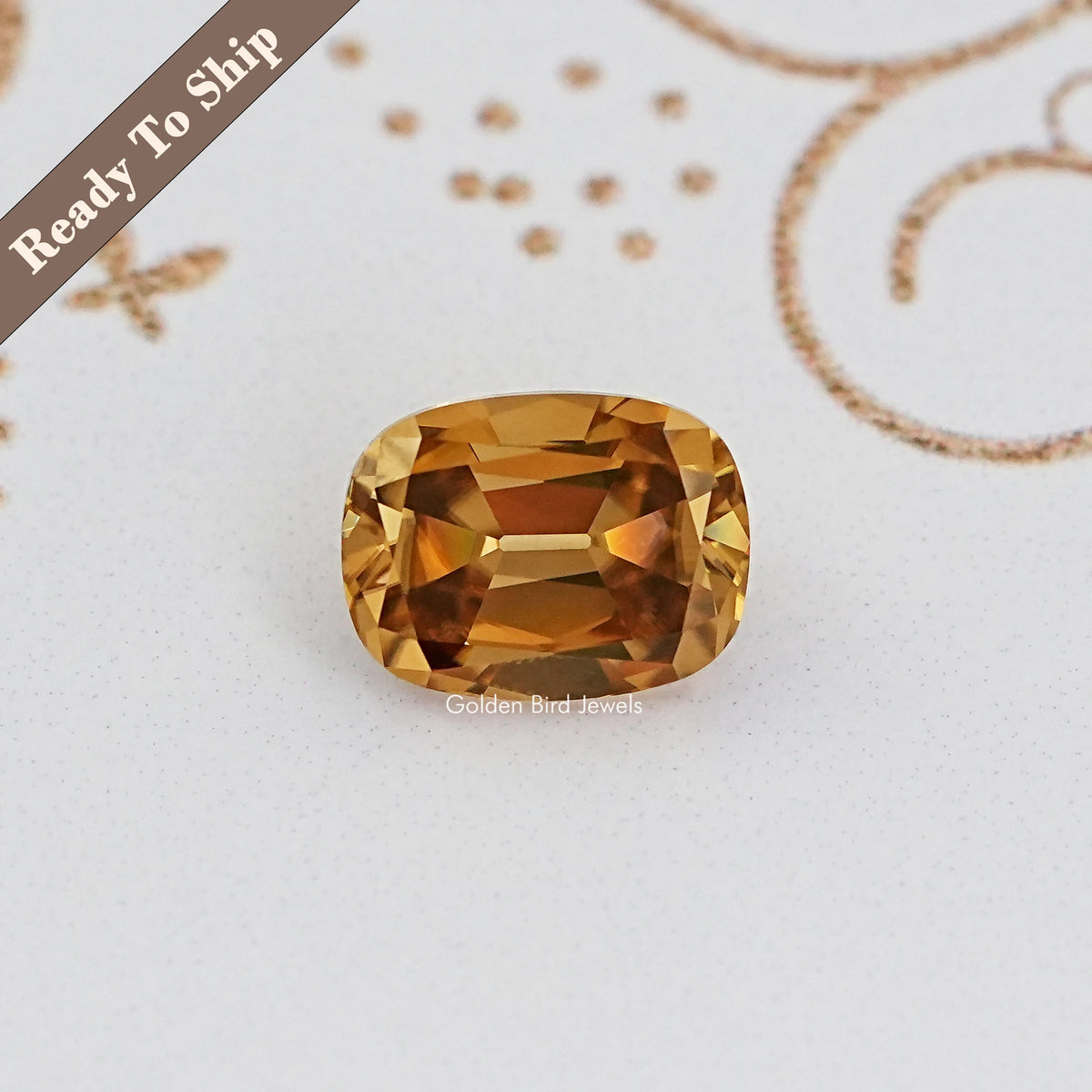 View Of Old Mine Cushion Loose Moissanite