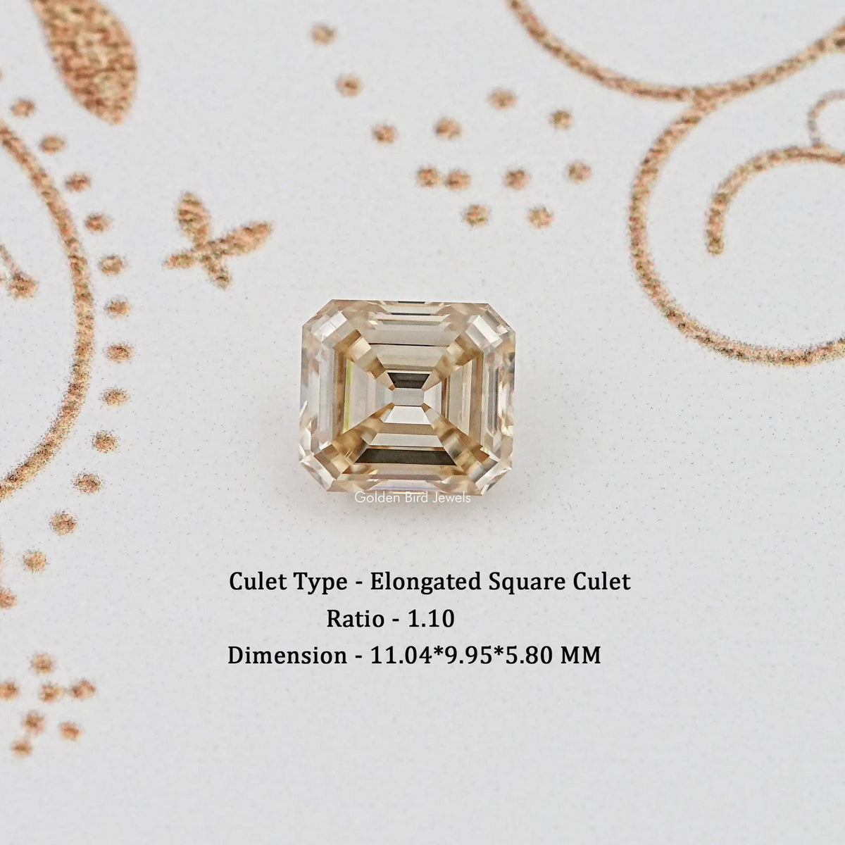 Old Mine Asscher Cut Loose Moissanite