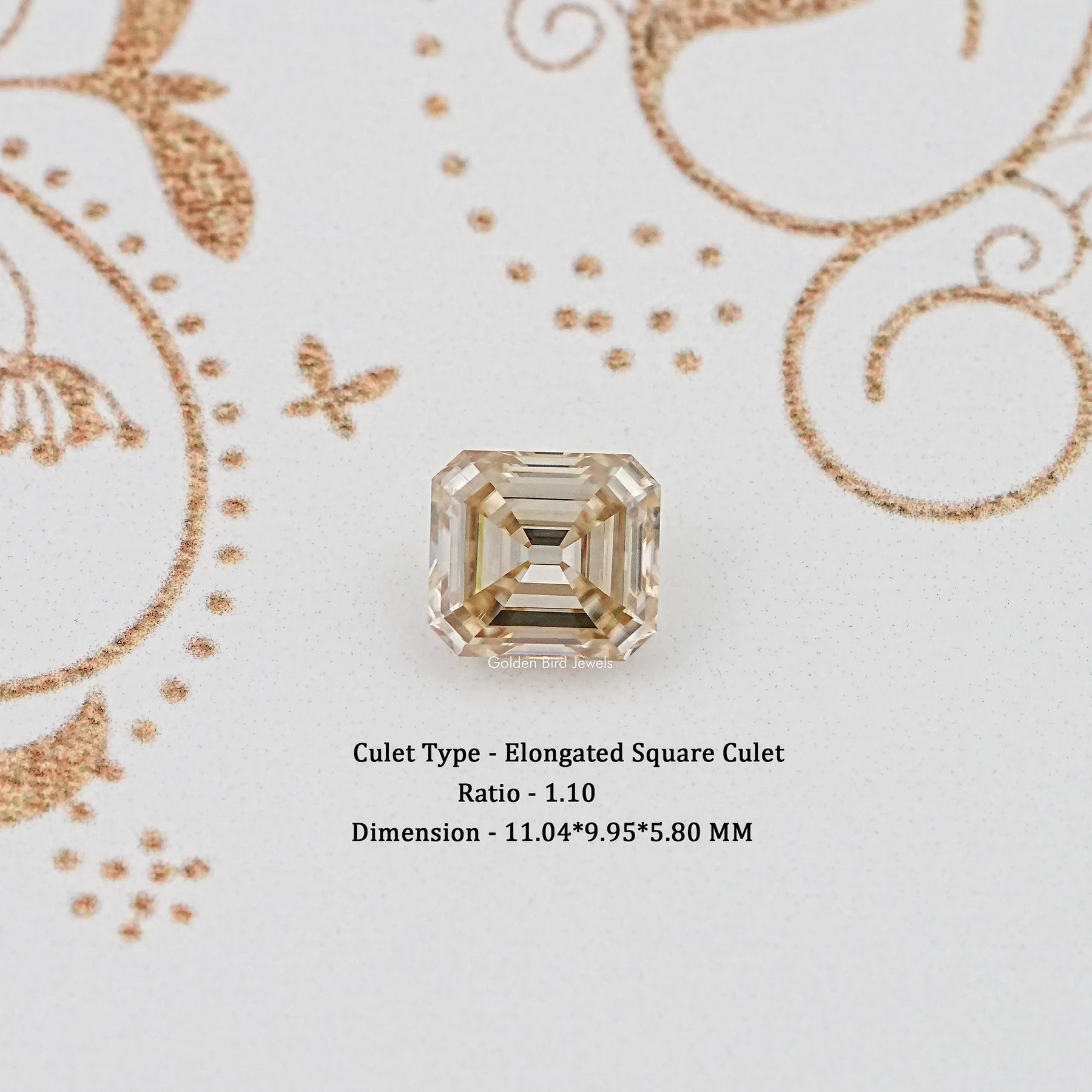 Old Mine Asscher Cut Loose Moissanite