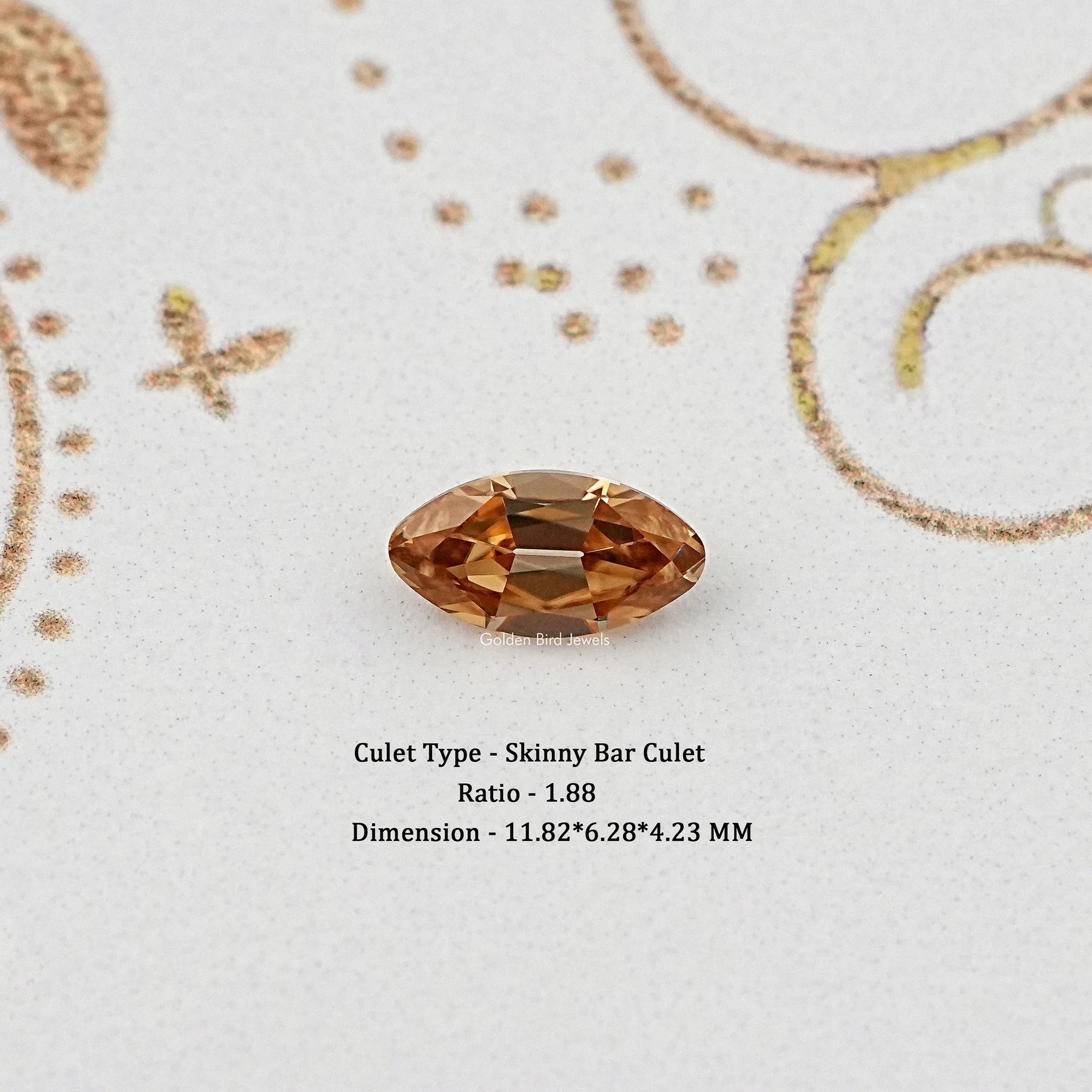 Old Mine Moval Cut Loose Moissanite