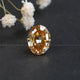 3.05 CT Step Cut Champagne Oval Loose Moissanite