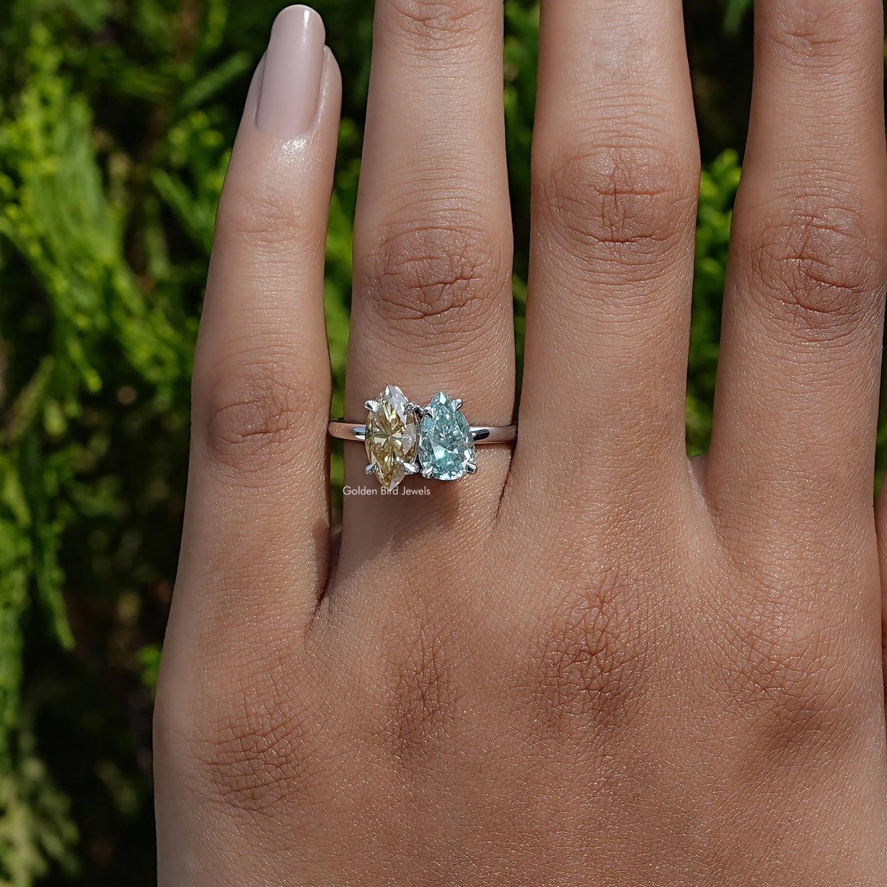 View of moissanite Wedding  Ring for Women