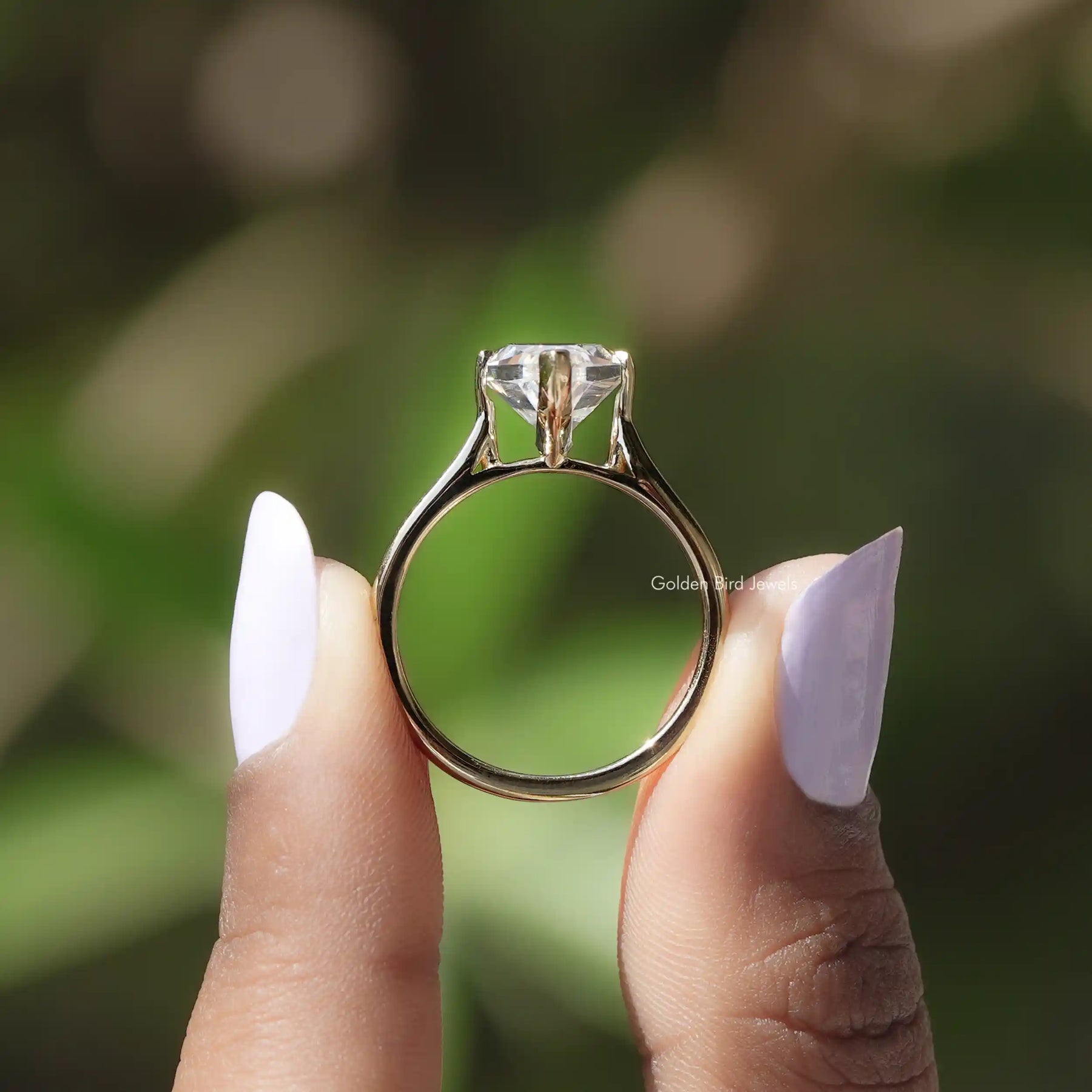 Niederländischer Marquise Schliff Solitär Diamantring