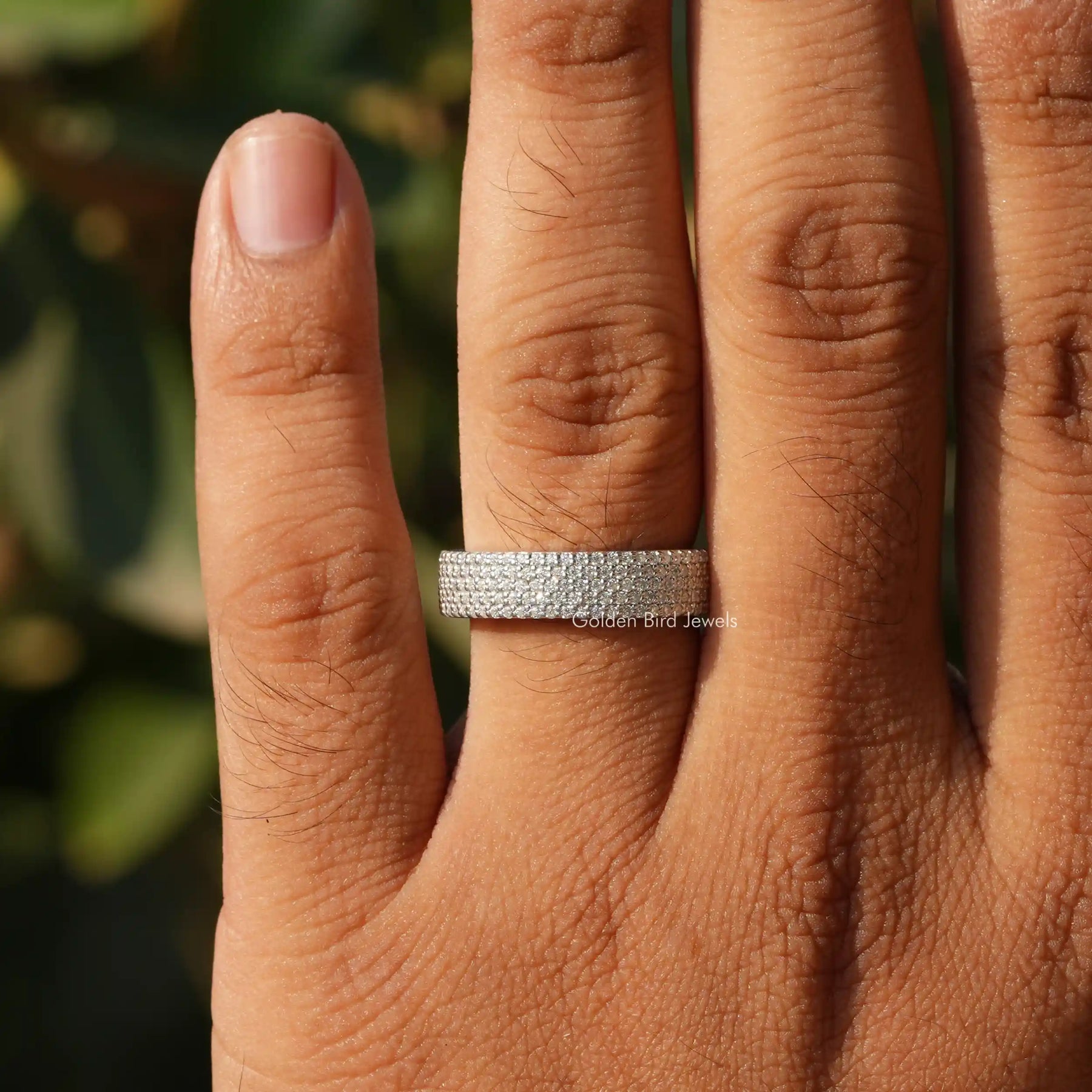 View of moissanite Wedding  Ring for Women