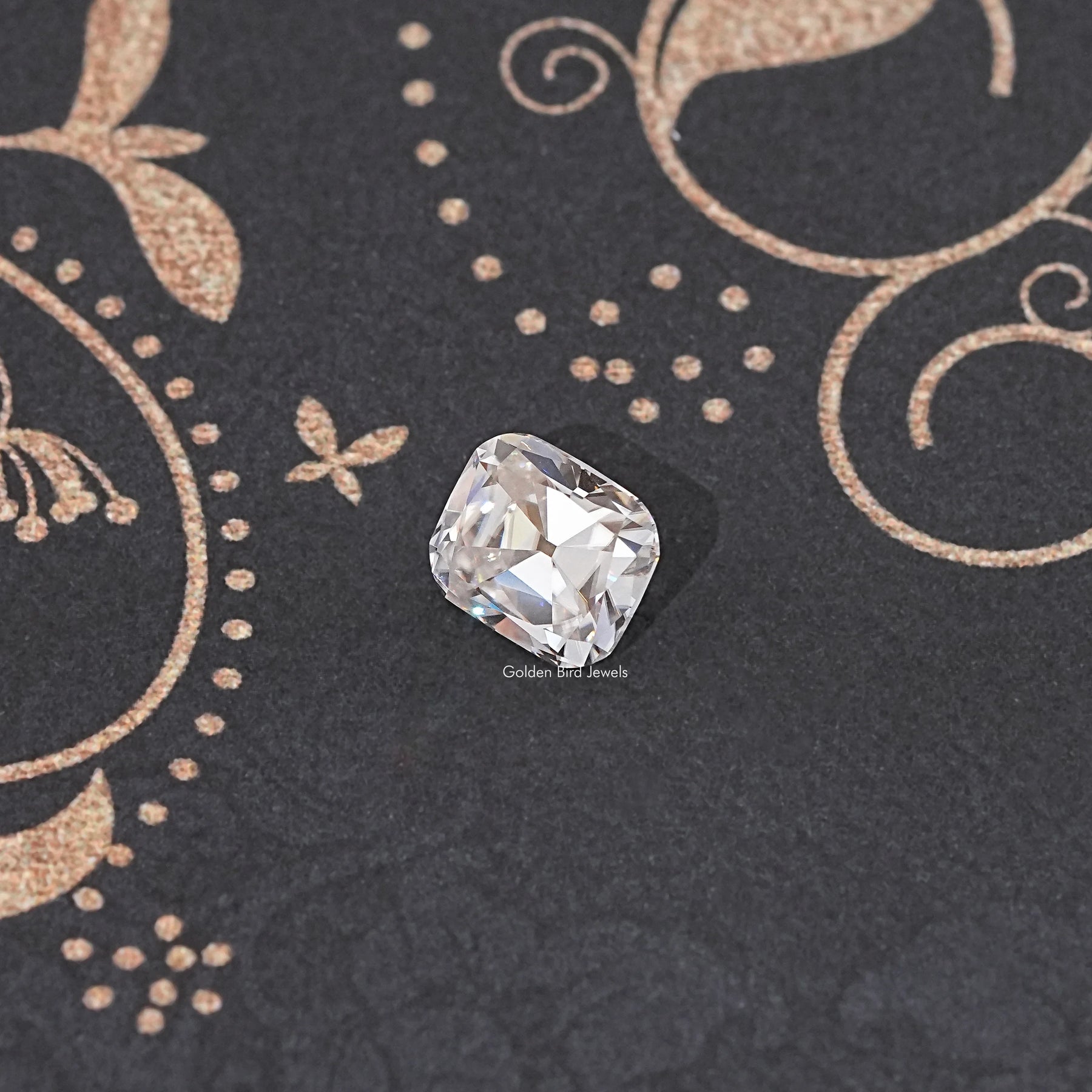 Near Colorless Old Mine Cushion Loose Moissanite