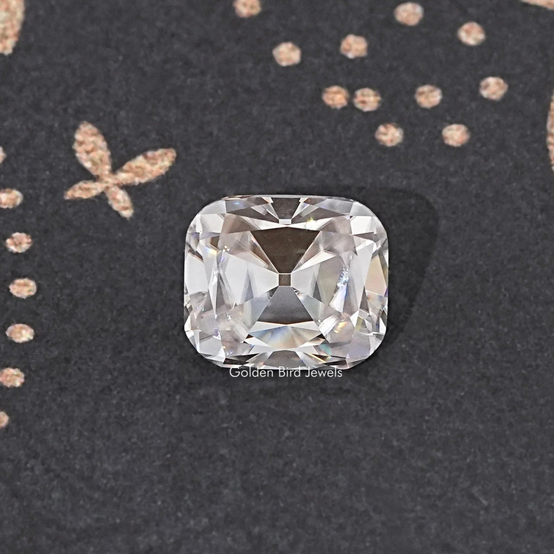 Near Colorless Old Mine Cushion Loose Moissanite