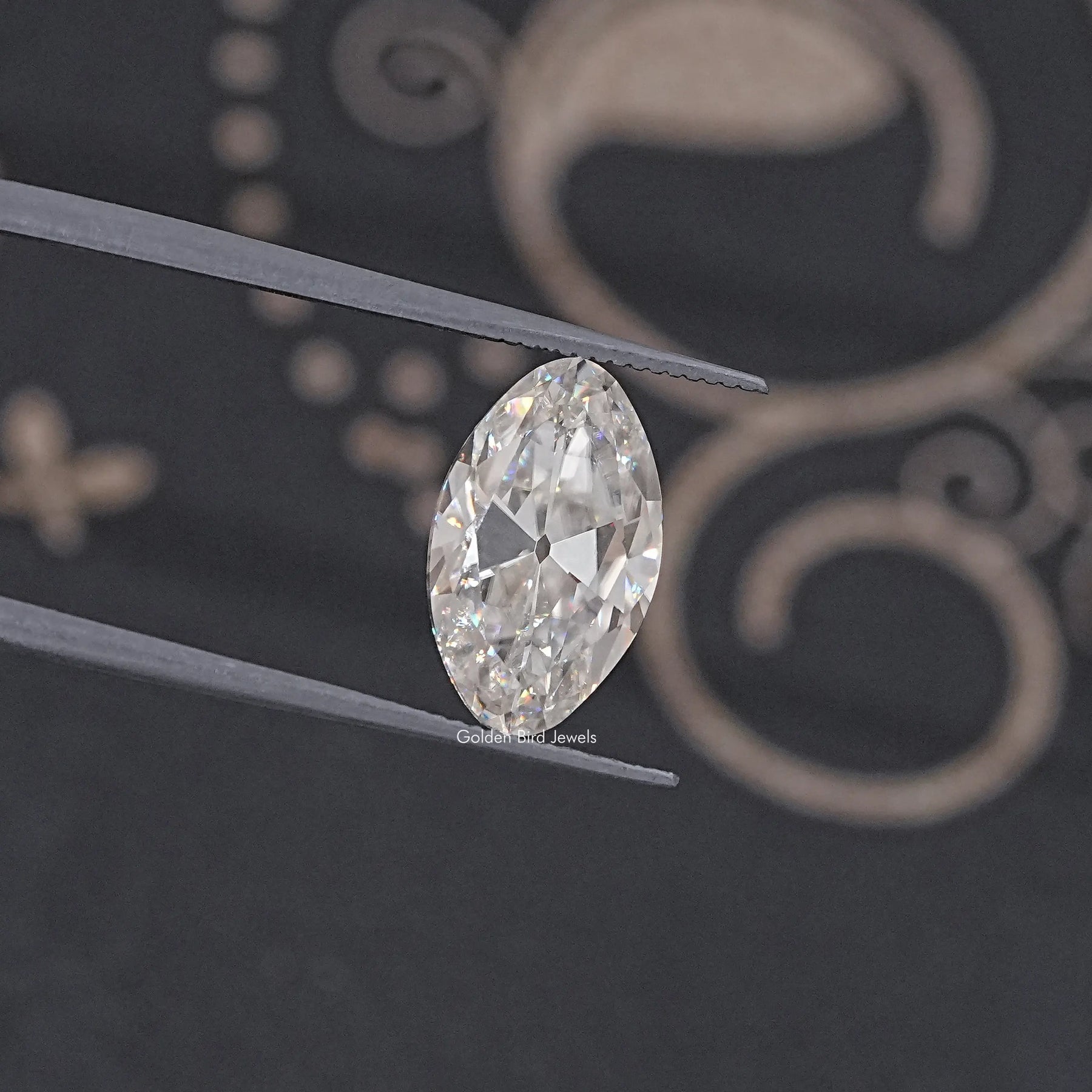 Near Colorless Old Mine Moval Loose Moissanite