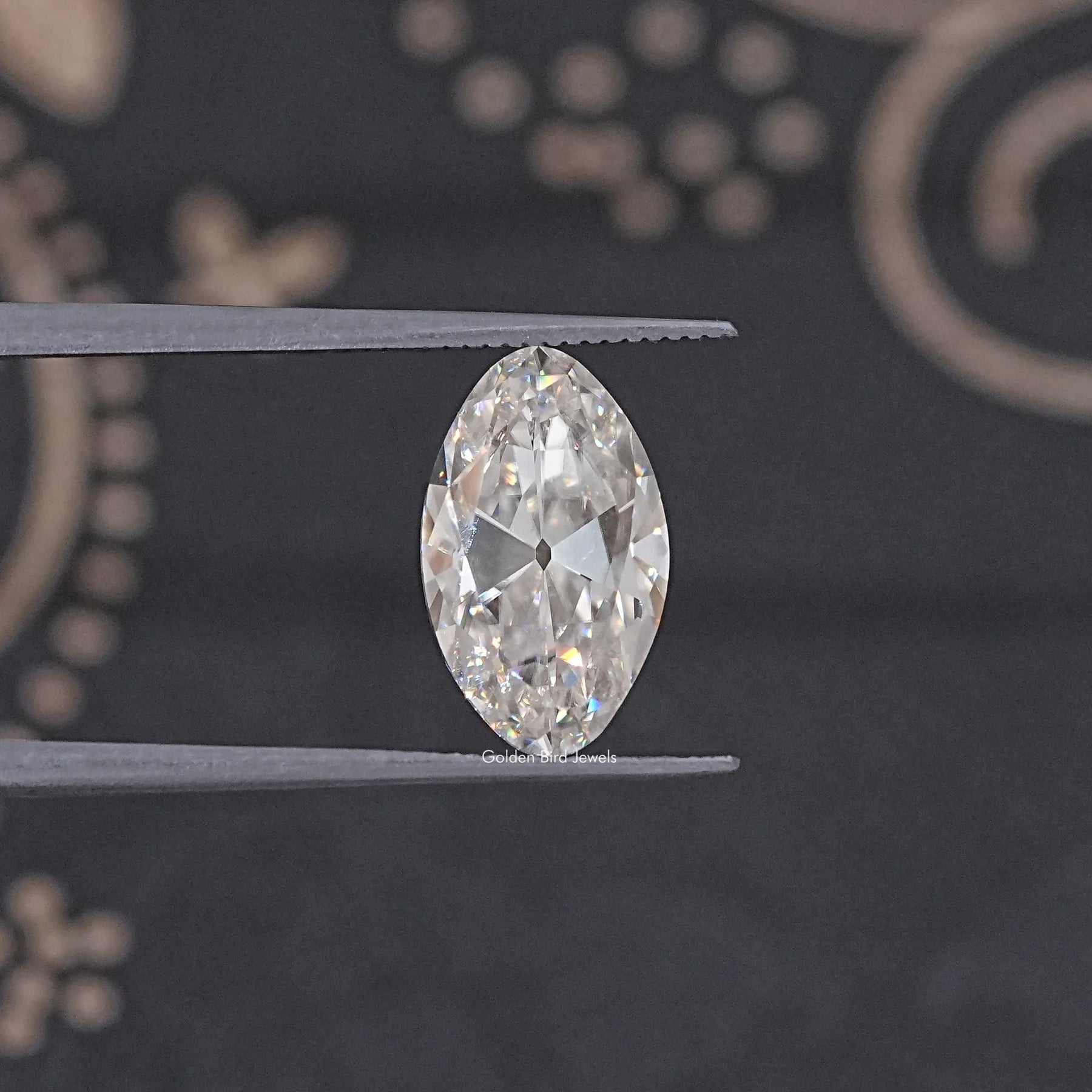 Near Colorless Old Mine Moval Loose Moissanite