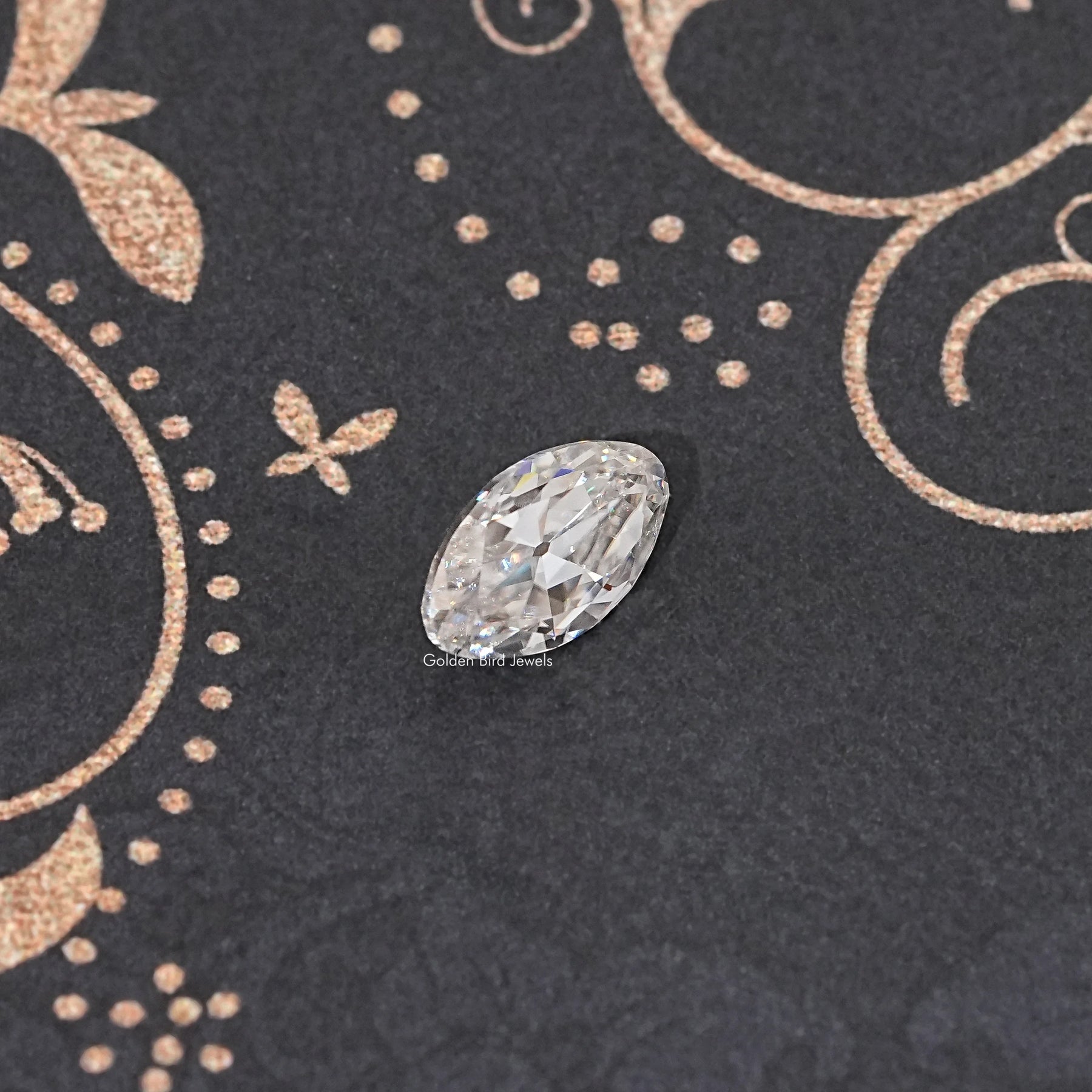 Near Colorless Old Mine Moval Loose Moissanite