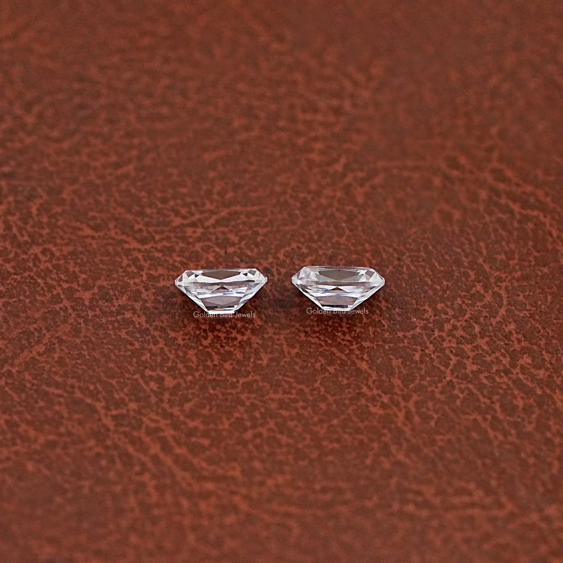 Colorless Old Mine Cushion Moissanite Loose Pair