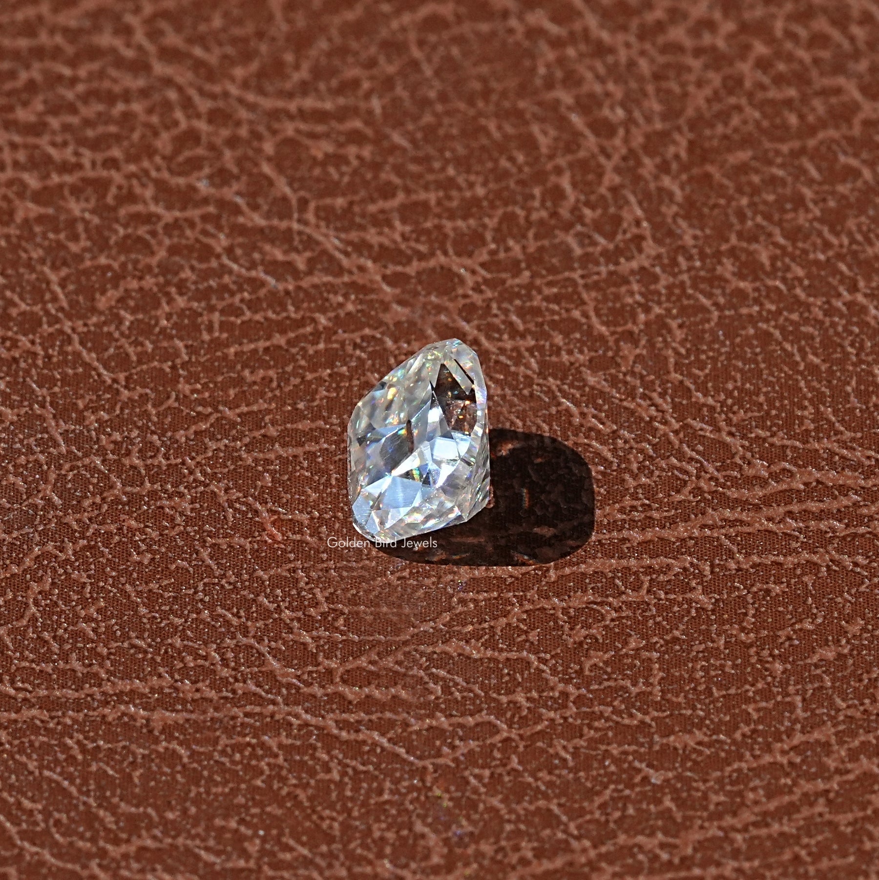 Near Colorless Old Mine Cushion Moissanite Loose Stone