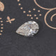 View Of Old Mine Pear Cut Loose Moissanite Stone