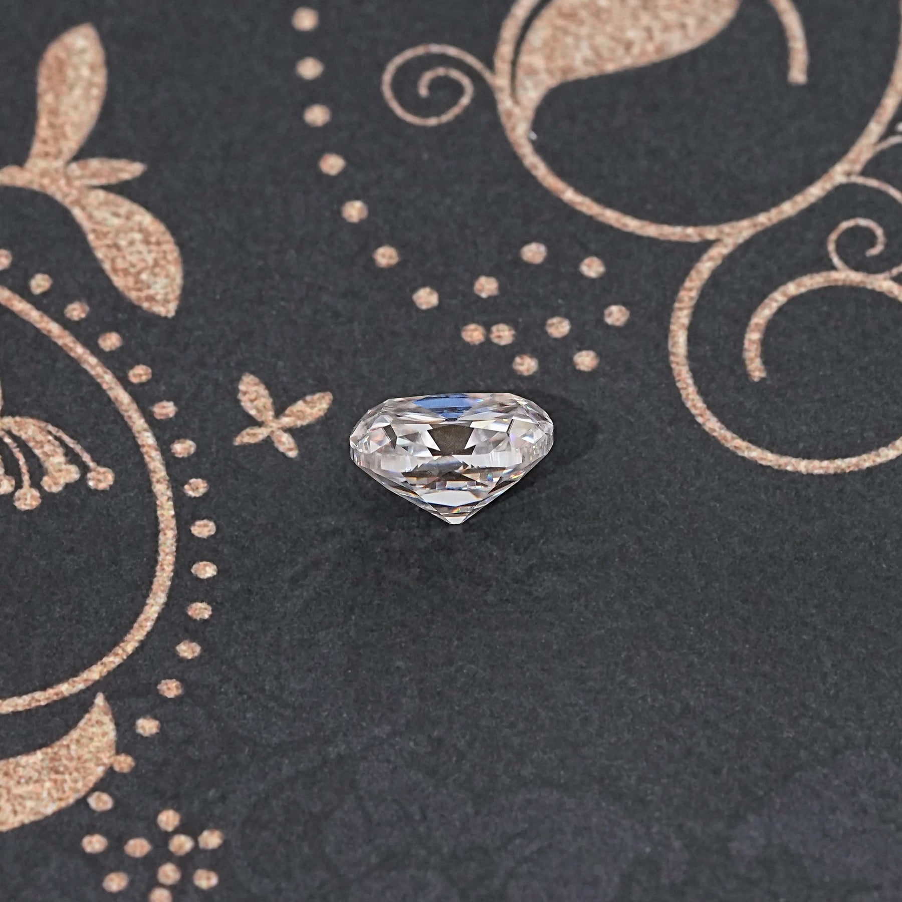 Near Colorless Old Mine Cut Cushion Loose Moissanite