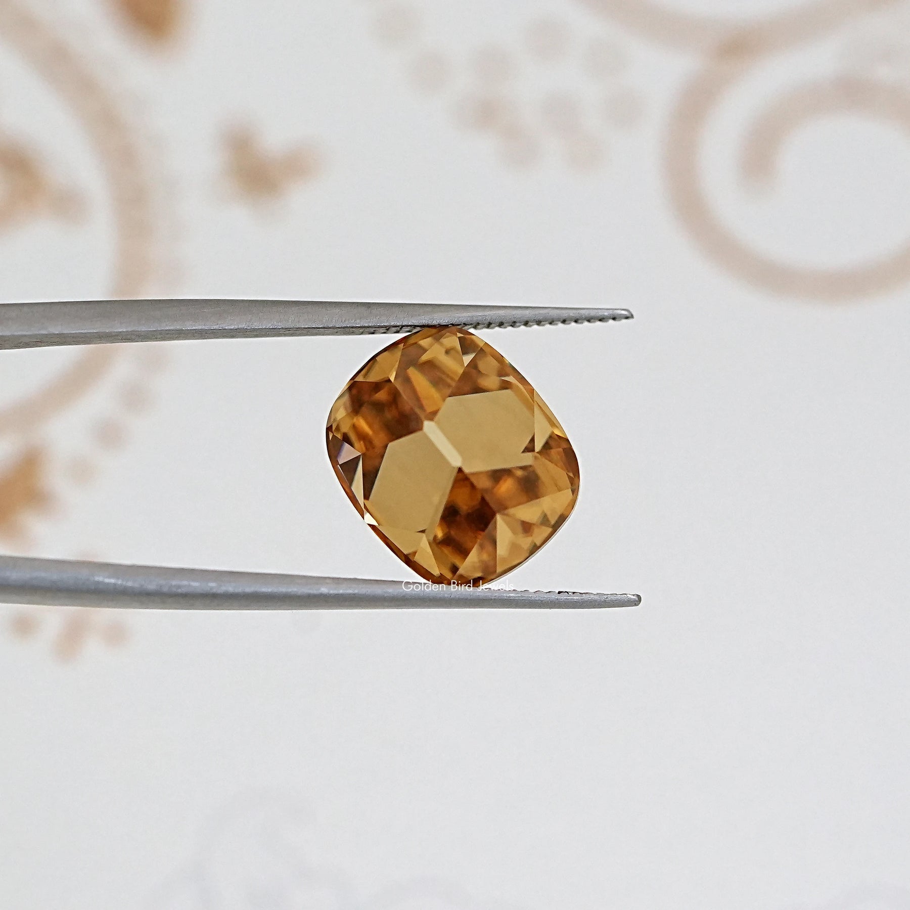 Old Mine Cut Cushion Loose Moissanite Stone