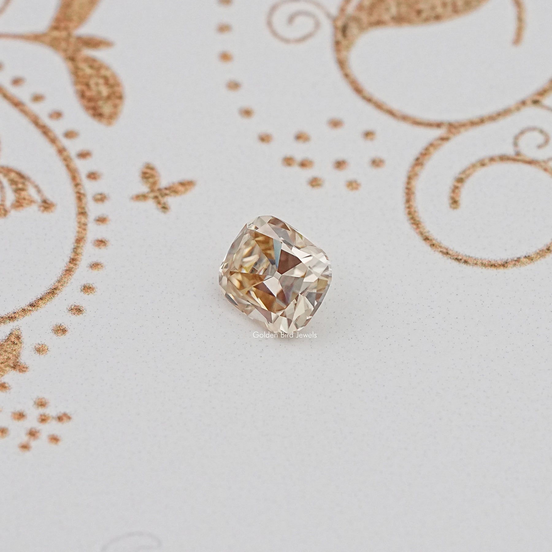 Yellow Old Mine Cushion Cut Loose Stone