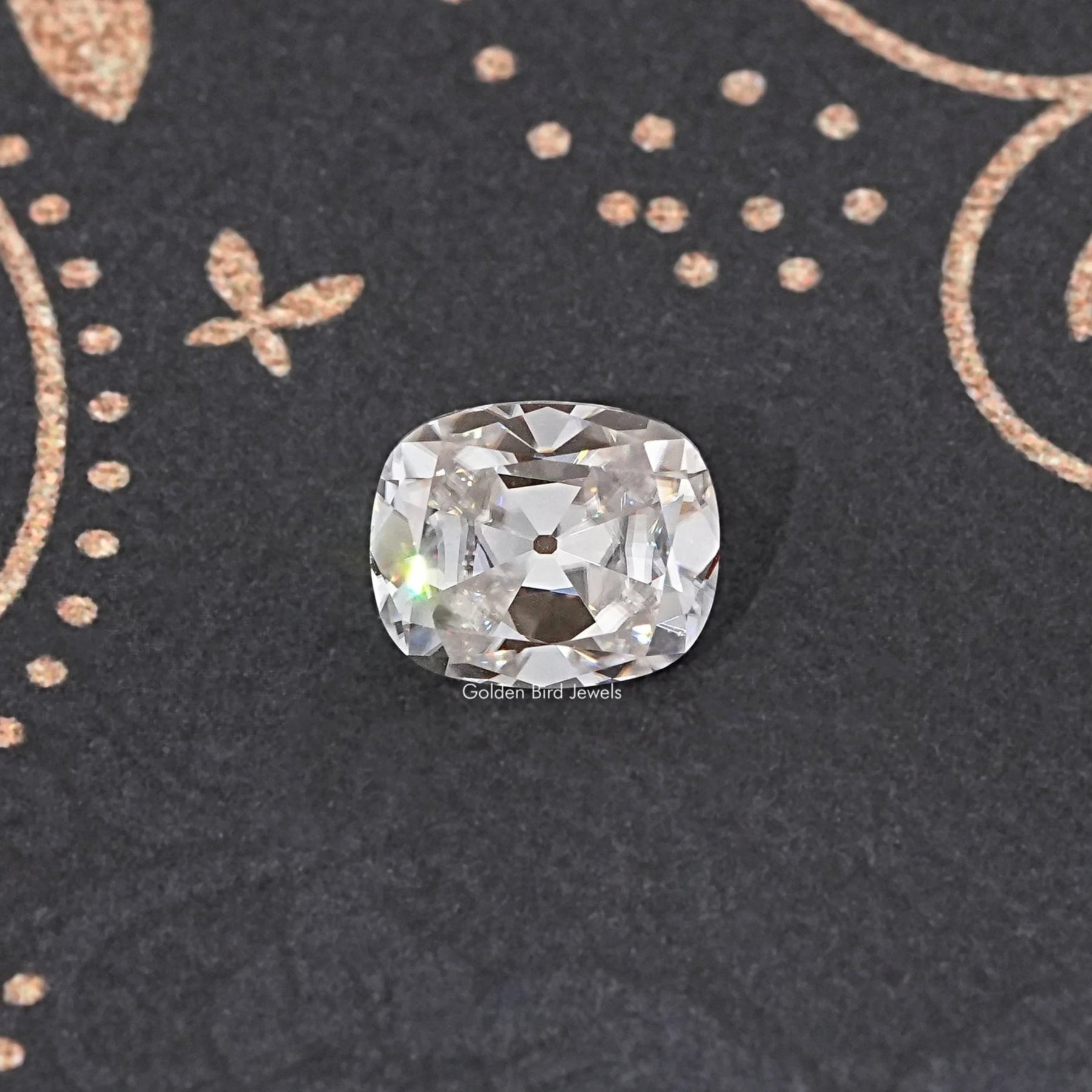6,65 Karat alter Minenschliff, kissenförmiger Moissanit, loser Stein