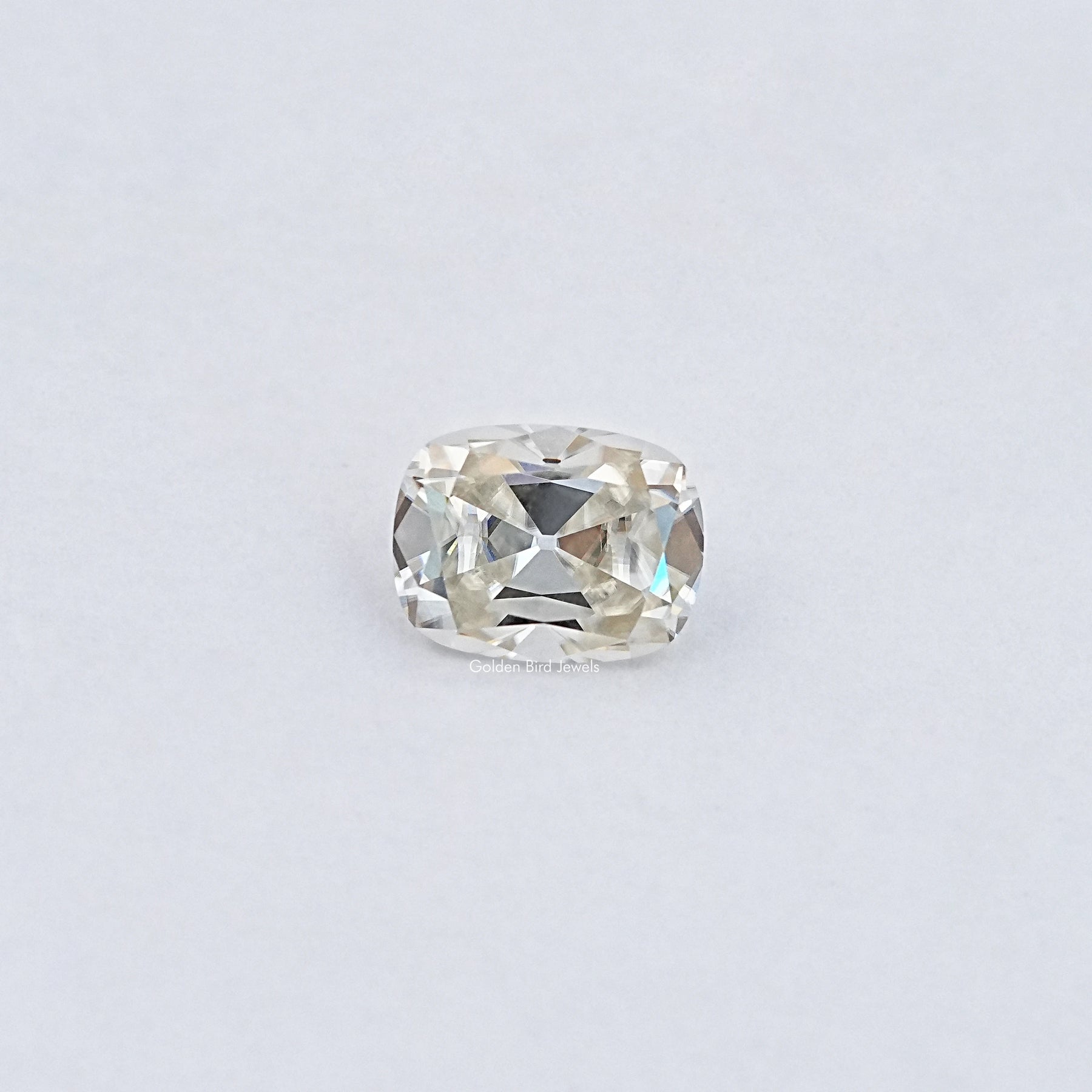 View Of Old mine Cushion Cut Loose Moissanite