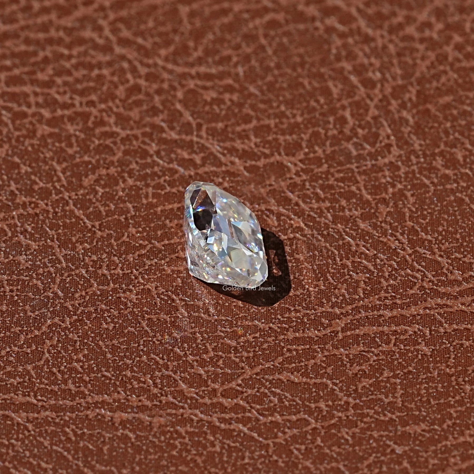 Near Colorless Old Mine Cushion Moissanite Loose Stone