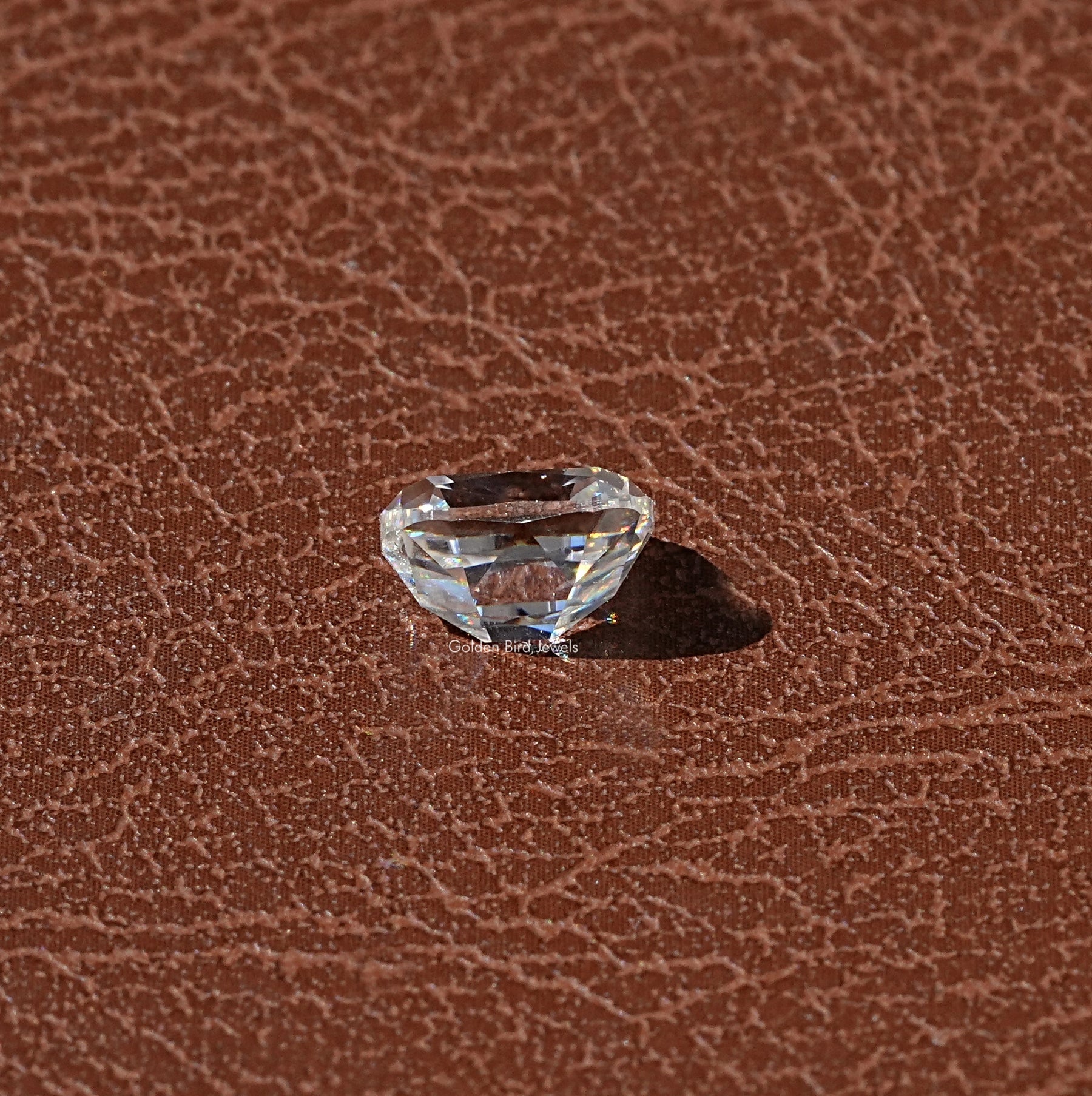 Near Colorless Old Mine Cushion Moissanite Loose Stone