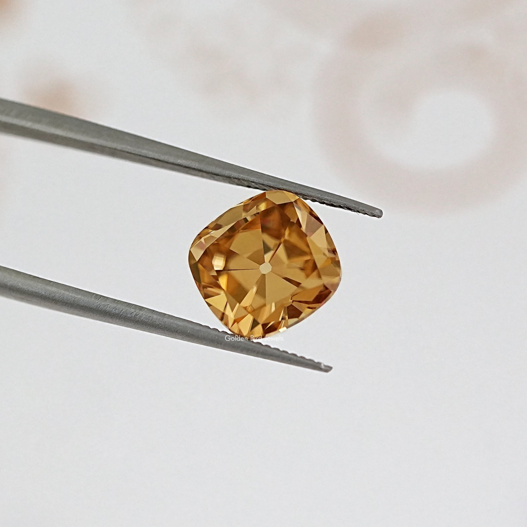 Champagne Old Mine Cushion Loose Moissanite