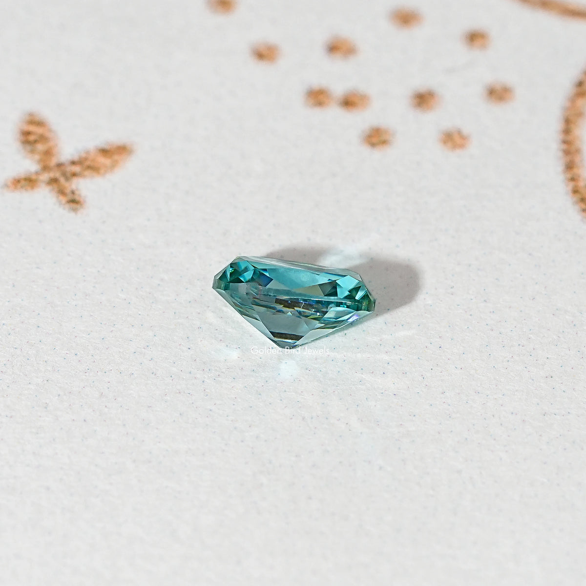 Blue Old Mine Cushion Loose Moissanite