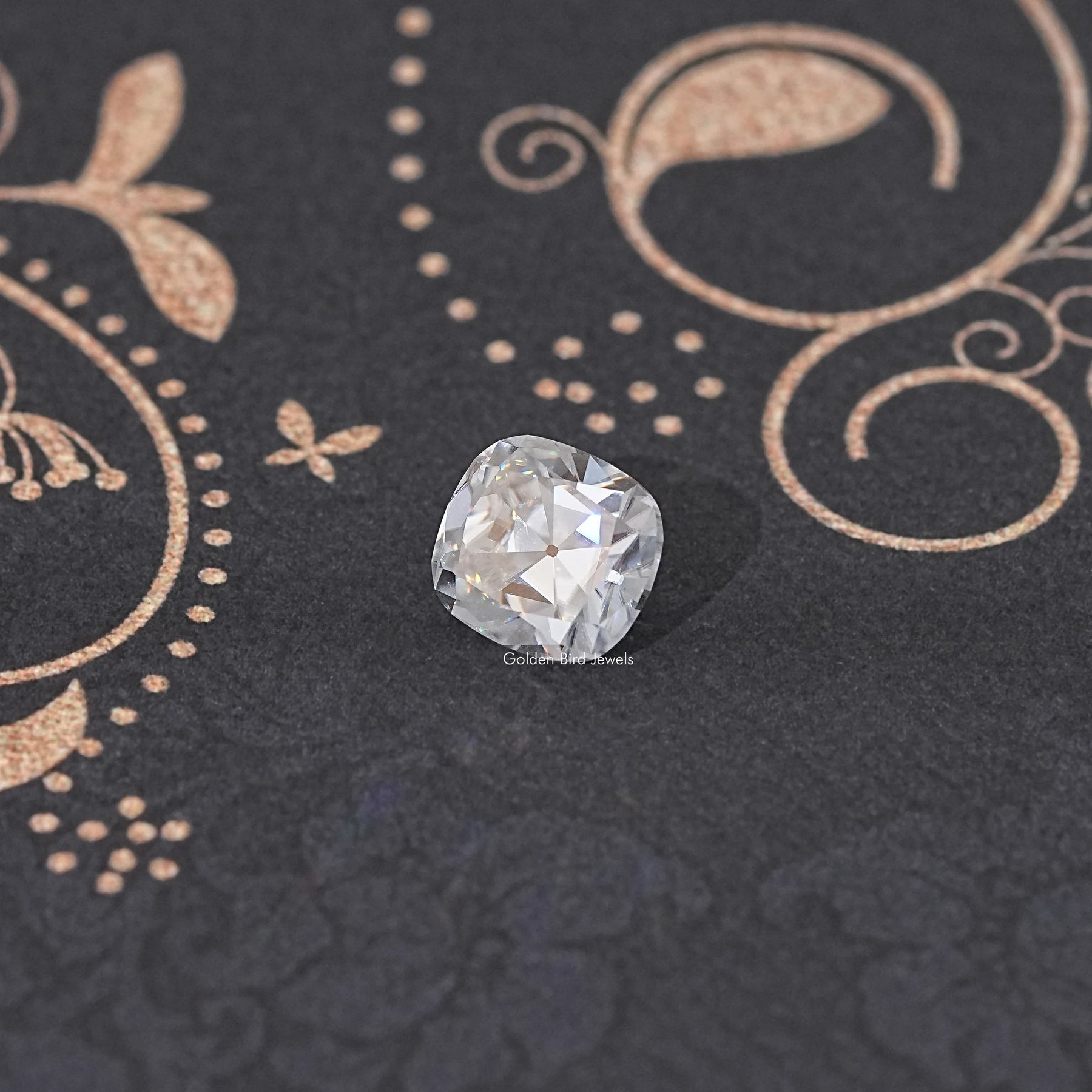 Colorless Old Mine Cut Cushion Loose Moissanite