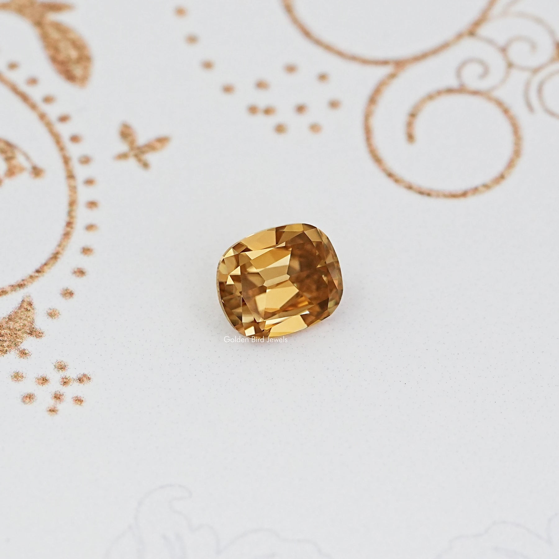 Old Mine Cut Cushion Loose Moissanite Stone