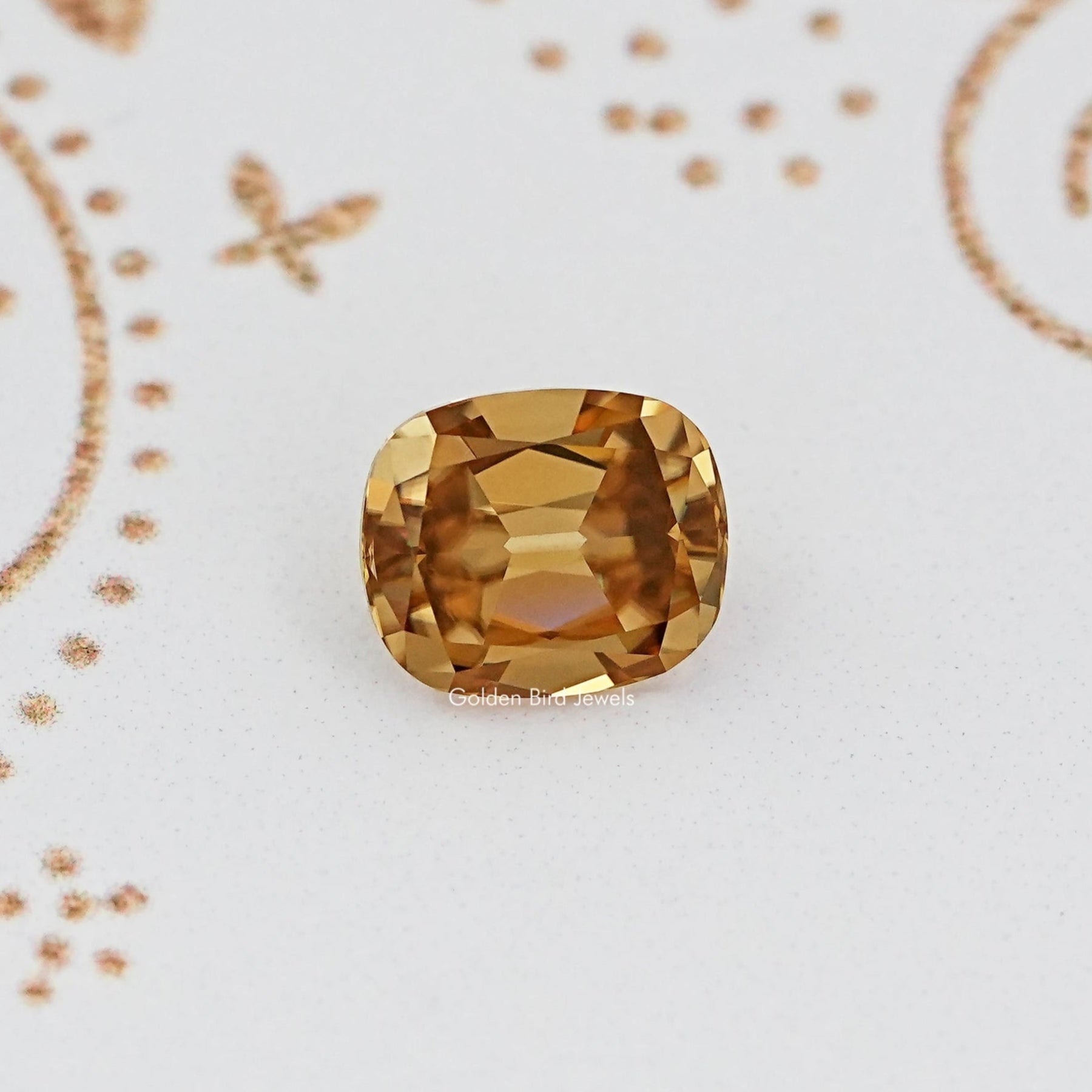 Old Mine Cut Cushion Loose Moissanite Stone