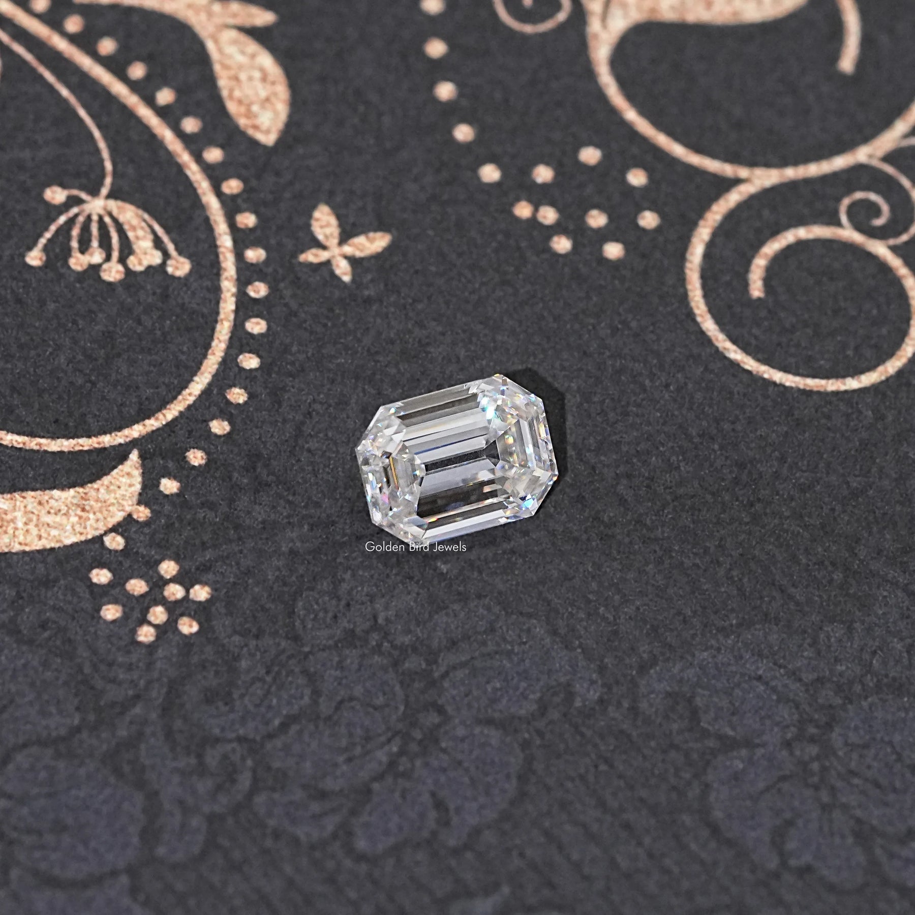 Old Mine Emerald Cut Loose Moissanite