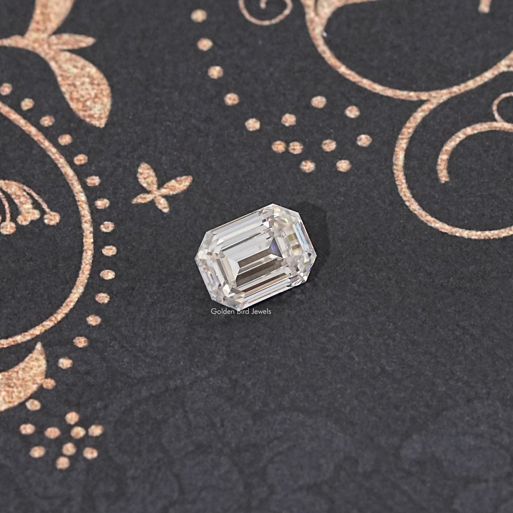 Old Mine Emerald Loose Moissanite Stone
