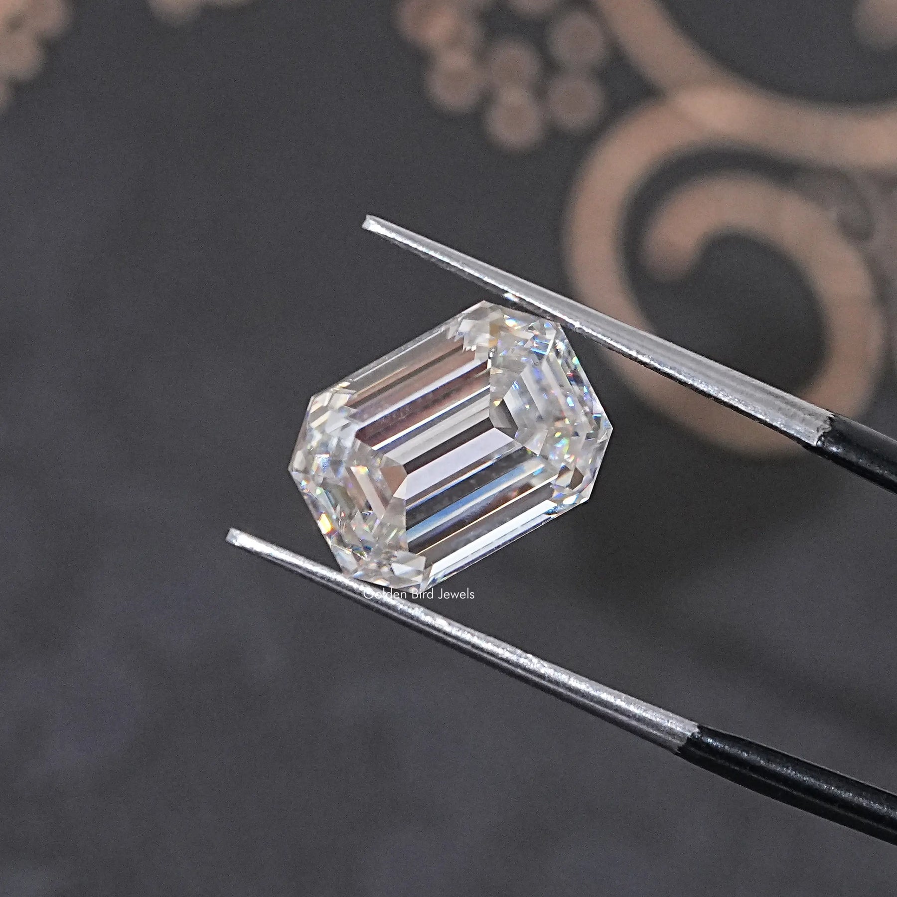 Old Mine Emerald Cut Loose Moissanite